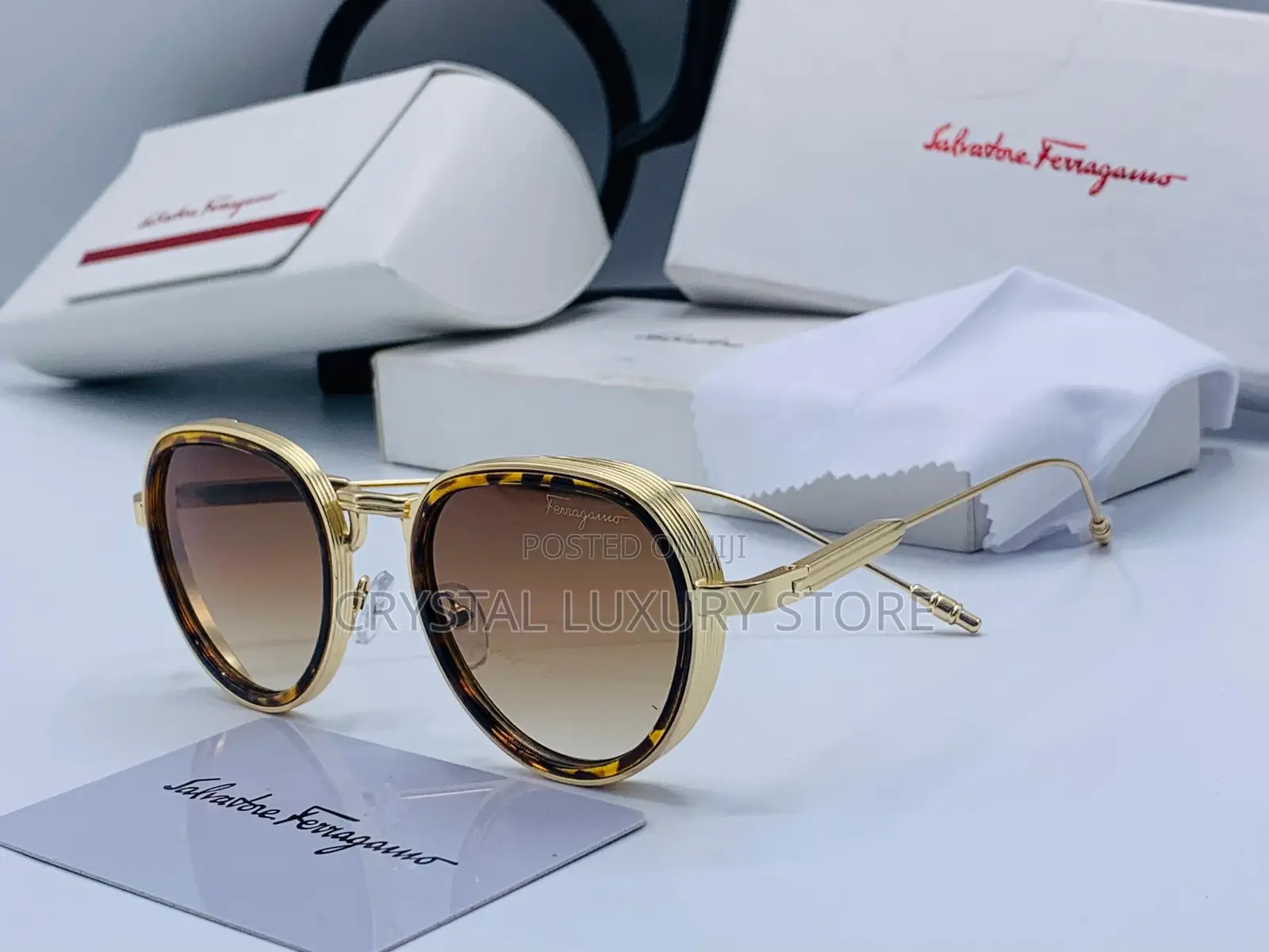 Salvatore Ferragamo Quality Luxury Unisex Sunglasses