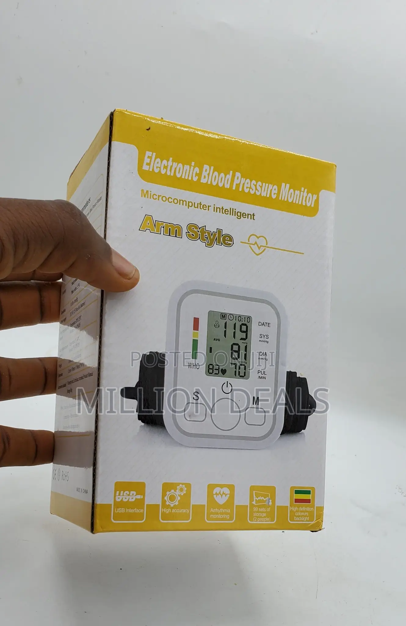 Unique Electronic Blood Pressure Monitor Arm Style