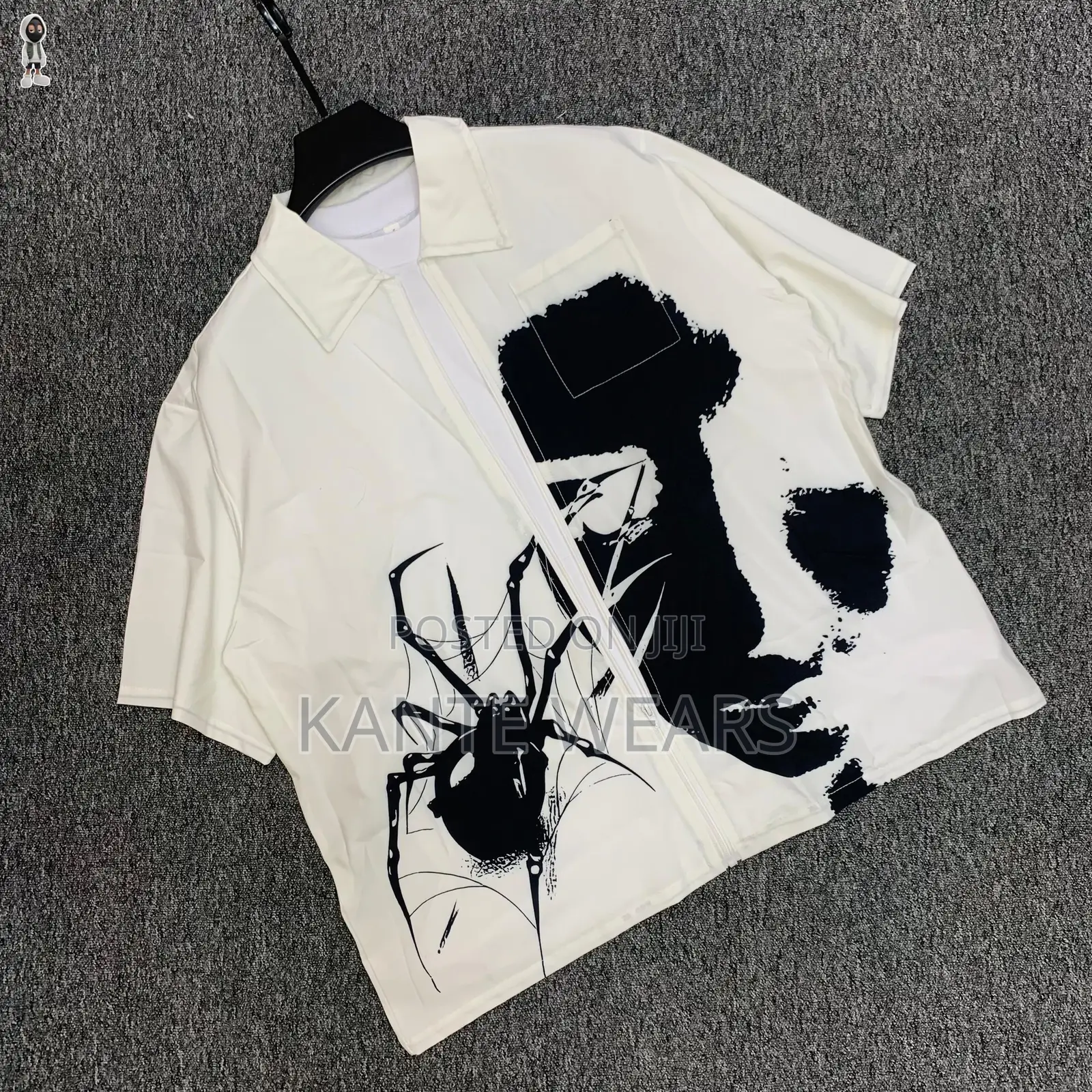 Luxury Zip Up Silk Crop Shirt