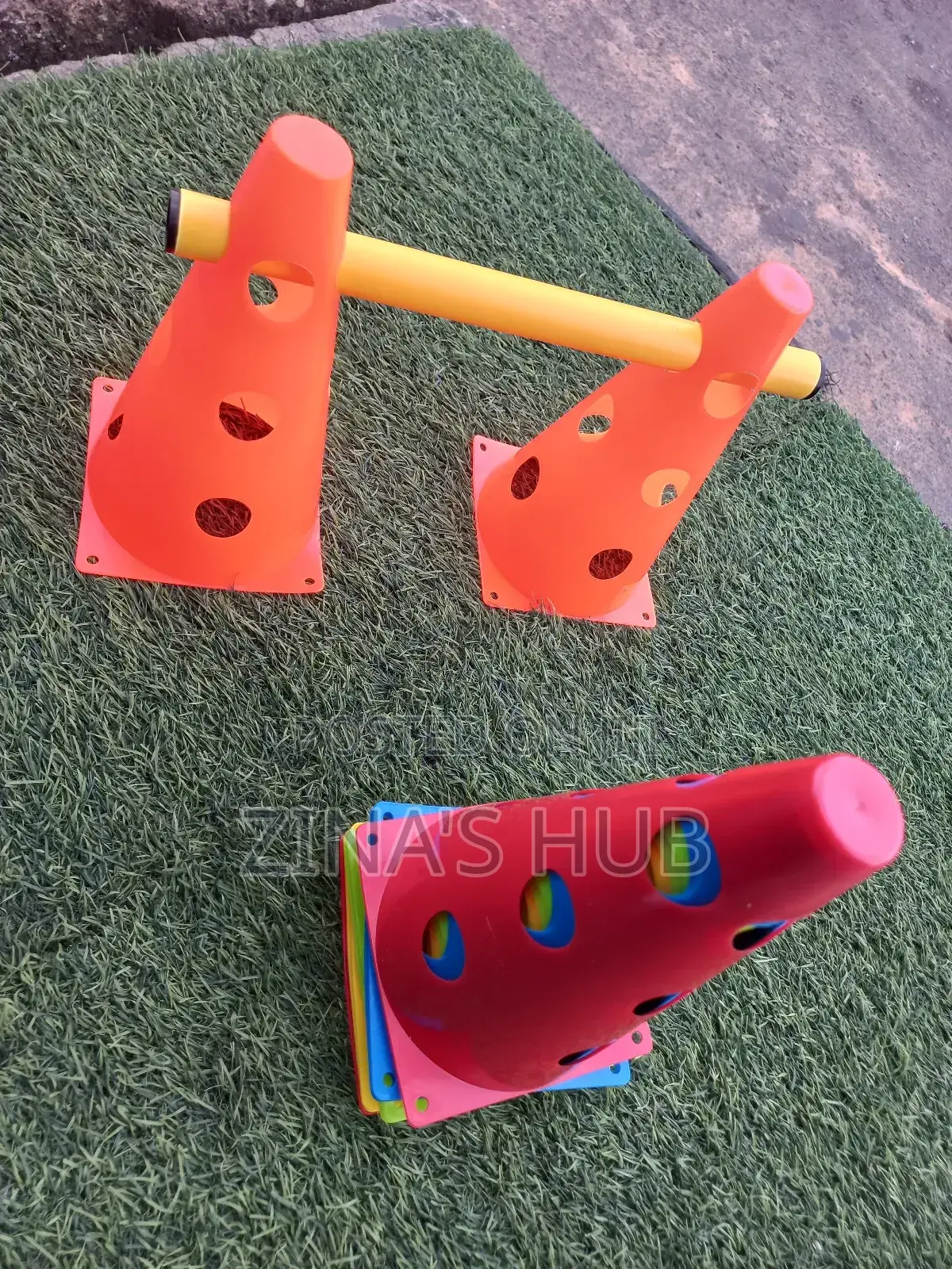 Perforated Hole Cones With Pole