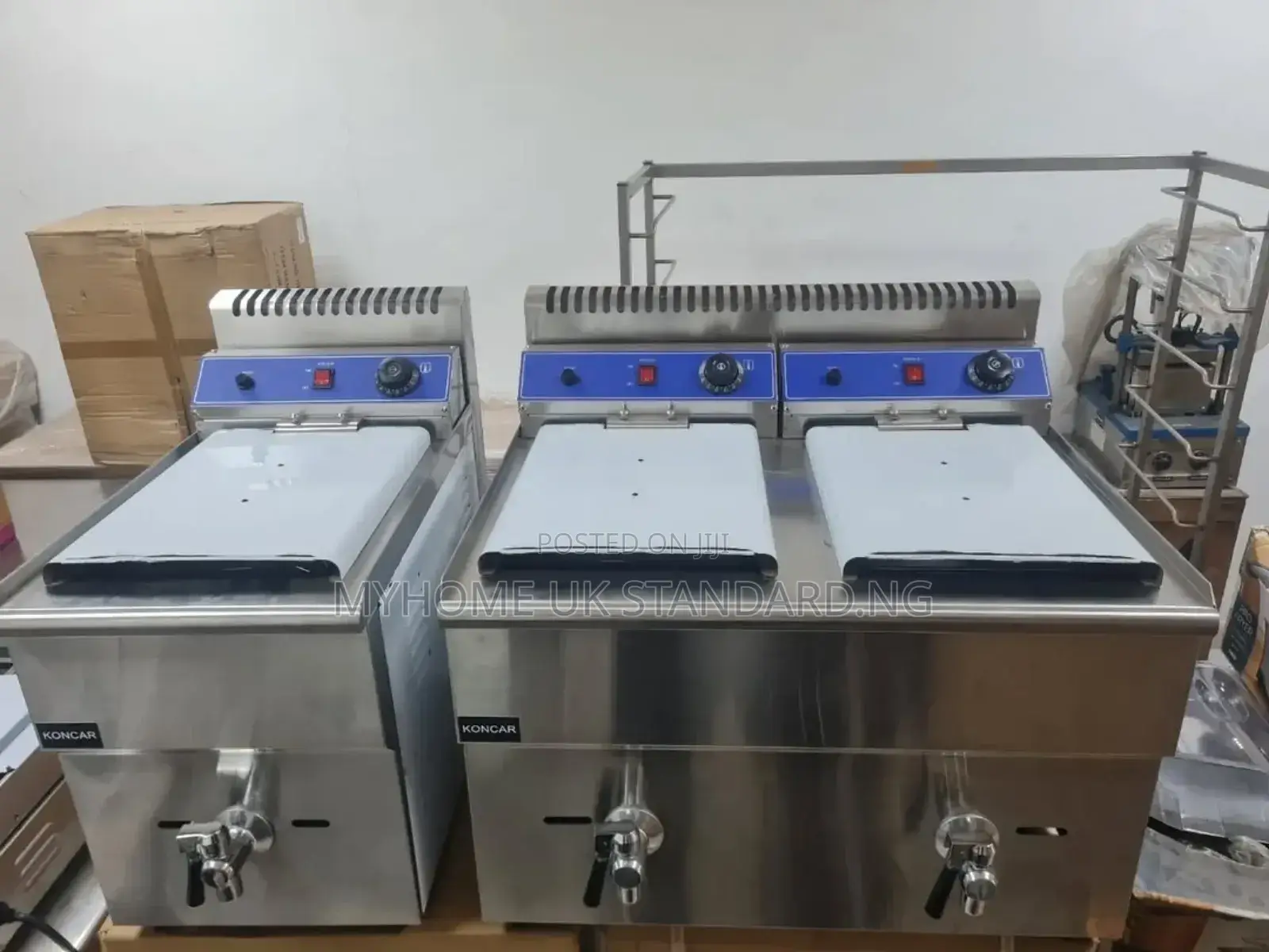 Gas Industrial Top Table Deep Fryer Double and Single.