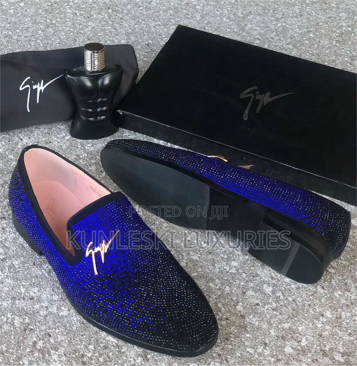 Original Zanotti Loafers Shoes for Men