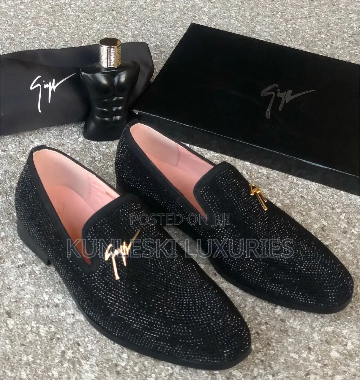 Original Zanotti Loafers Shoes for Men