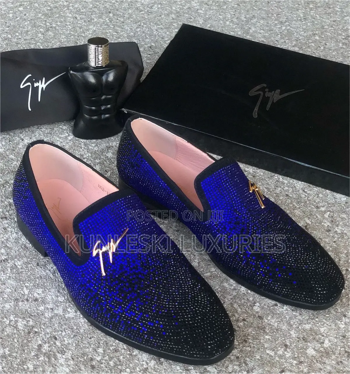 Original Zanotti Loafers Shoes for Men
