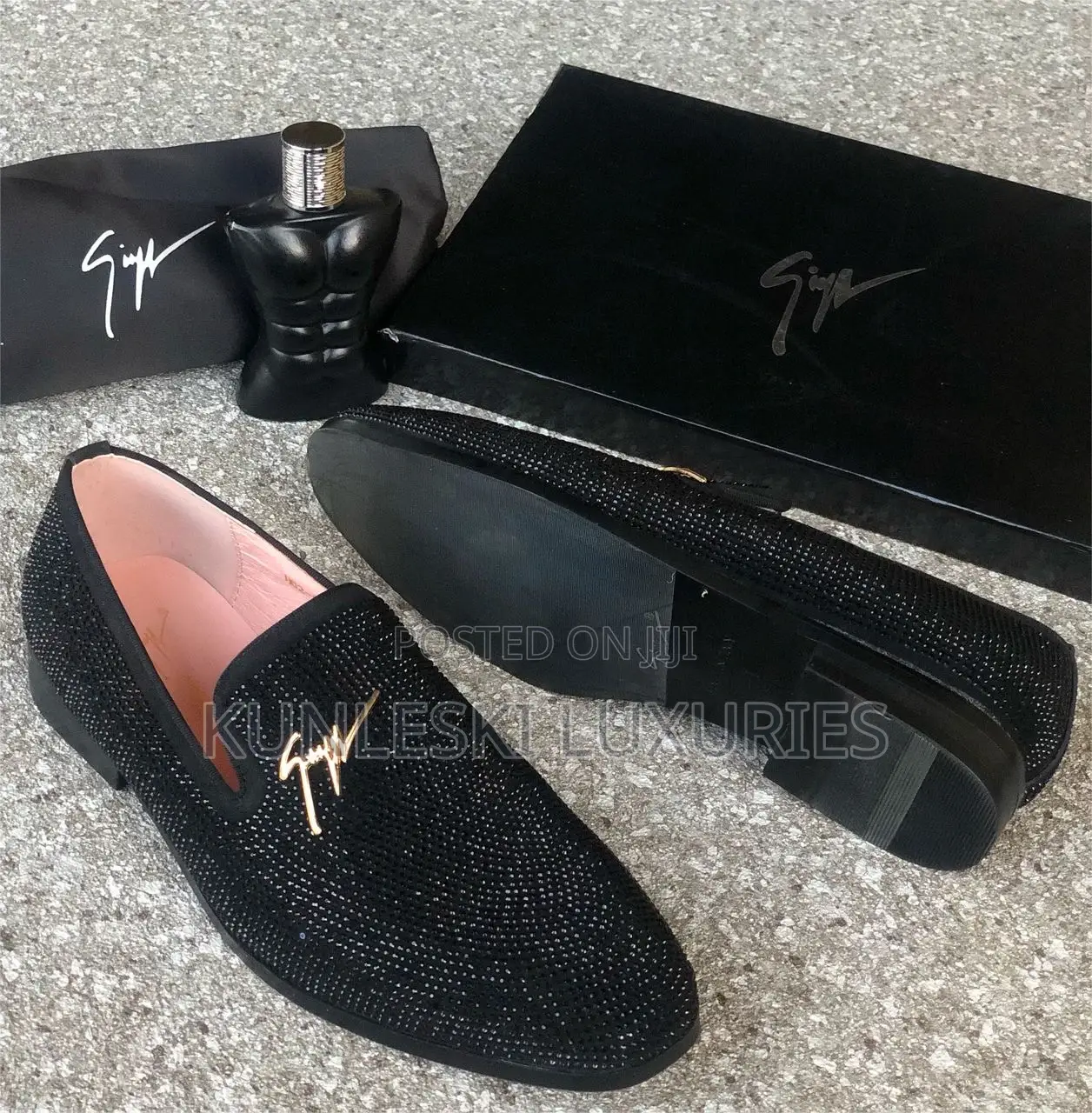 Original Zanotti Loafers Shoes for Men