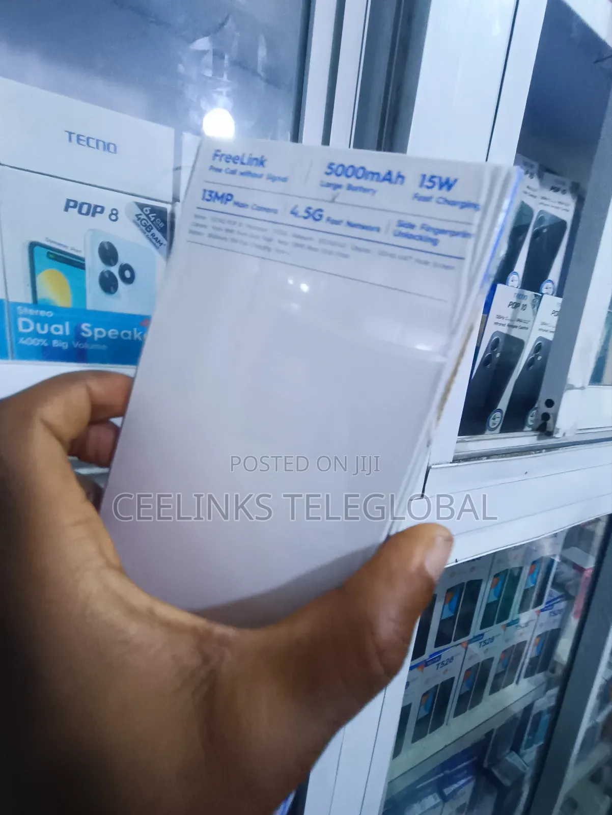 New Tecno Pop 10 128 GB Black