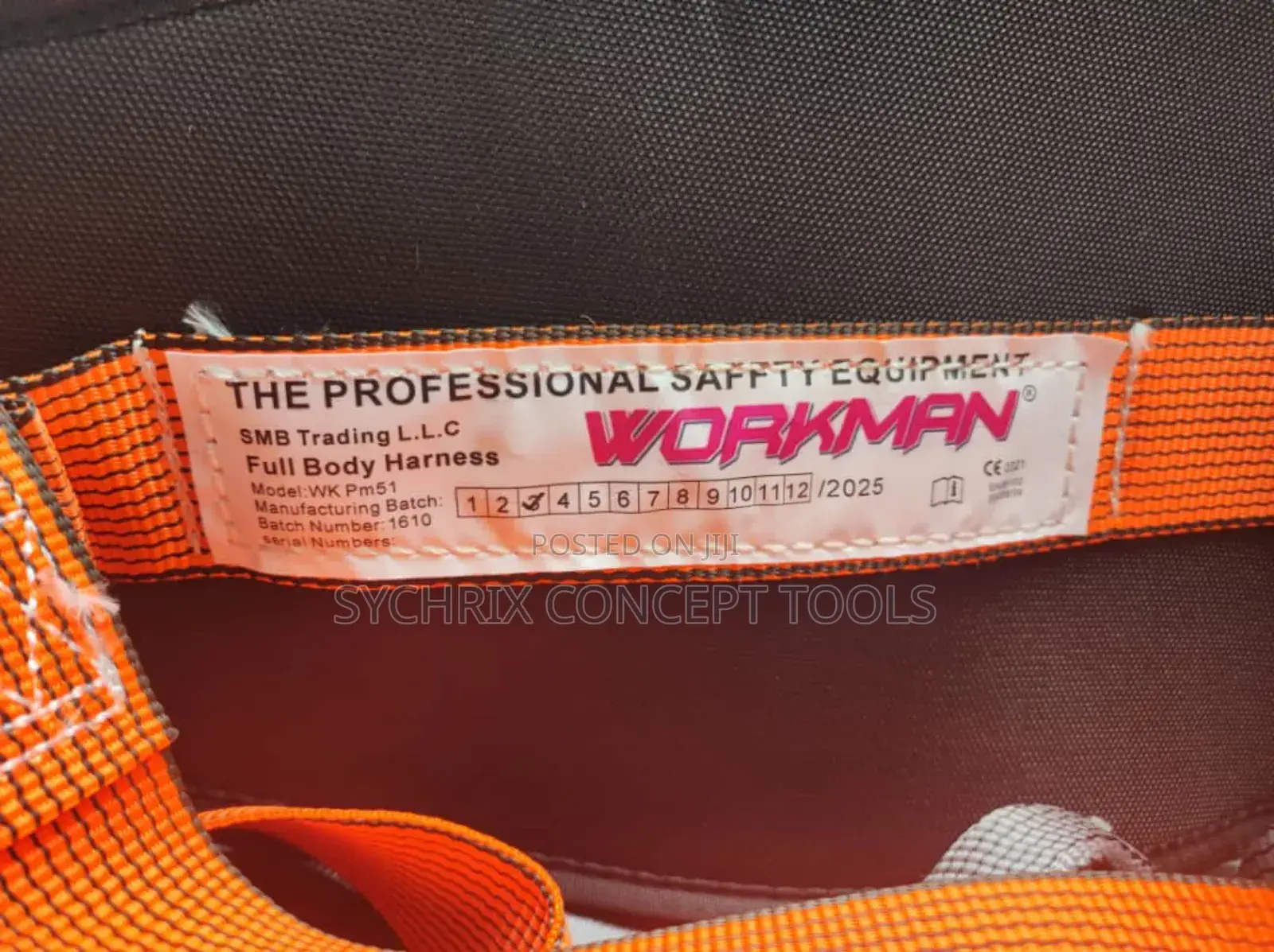 Workman Pm100 Full Body Safety Harness 1.2 Meter