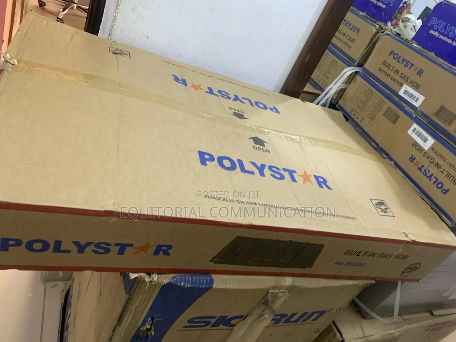 Polystar Pv-Jy3802 Gas Stove – Elegant Black Finish