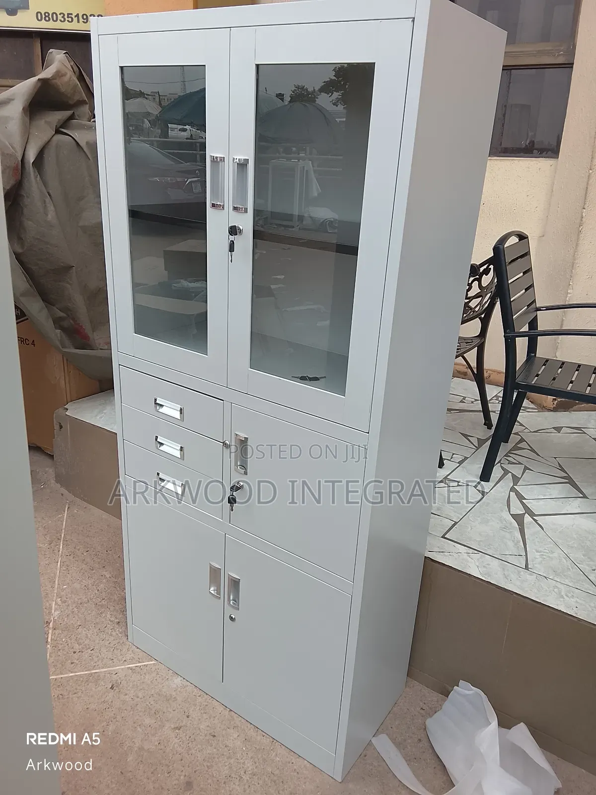 Metal File Cabinet With Safe