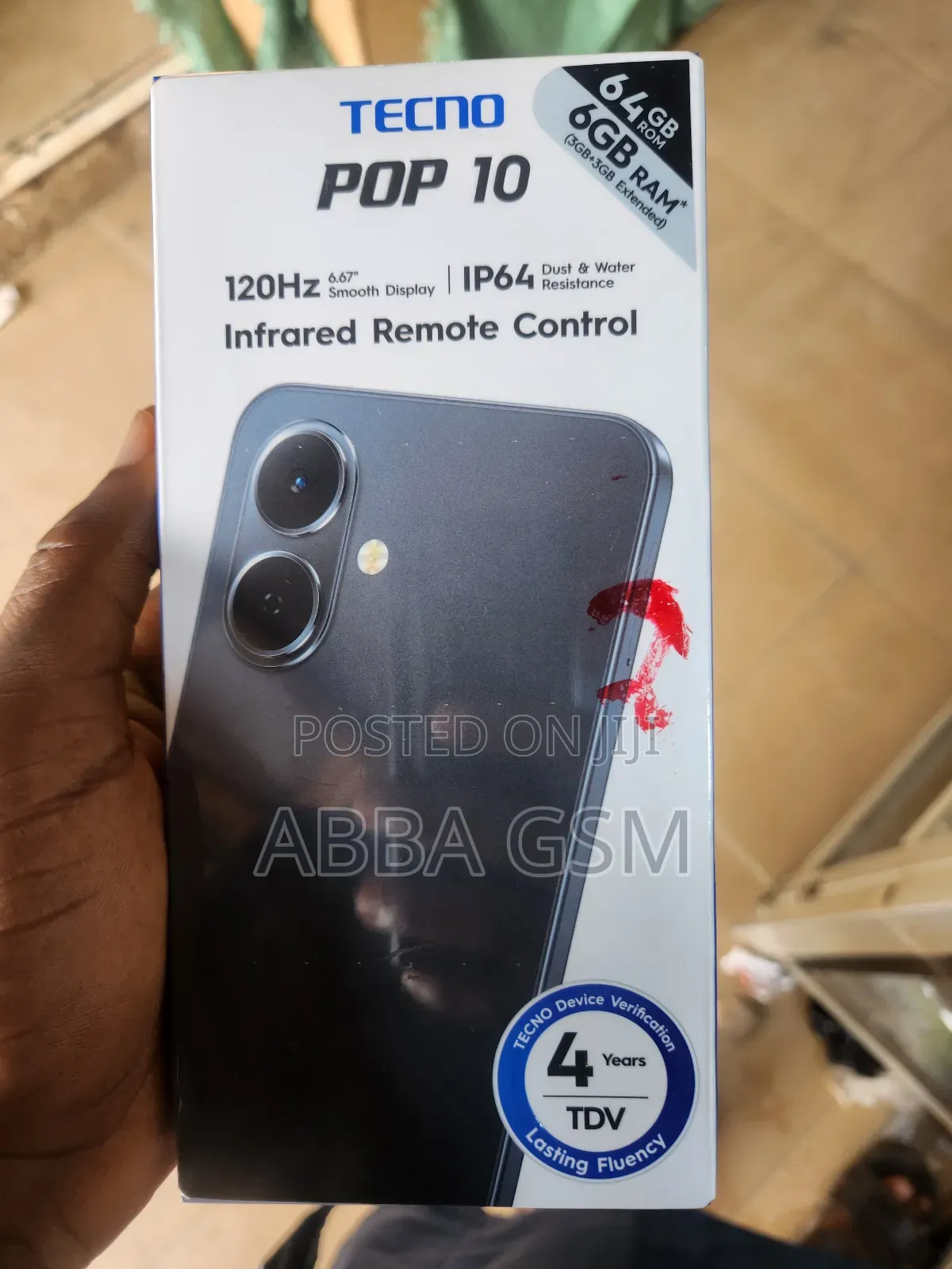 New Tecno Pop 10 64 GB Black
