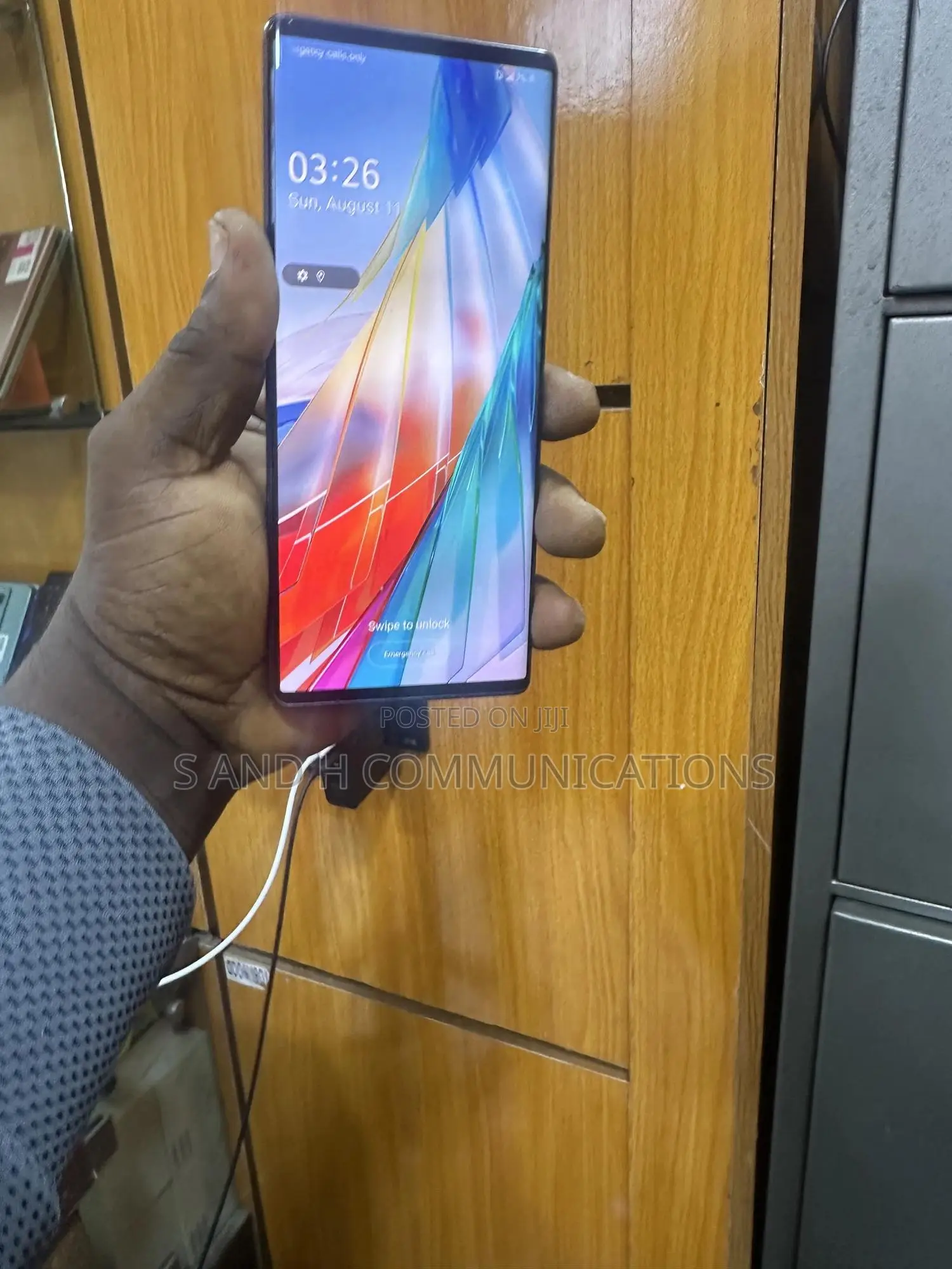 LG Wing 5G 256 GB Black