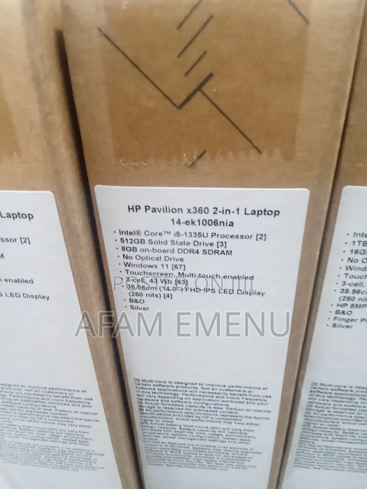 New Laptop HP Pavilion x360 8GB Intel Core i5 SSD 512GB