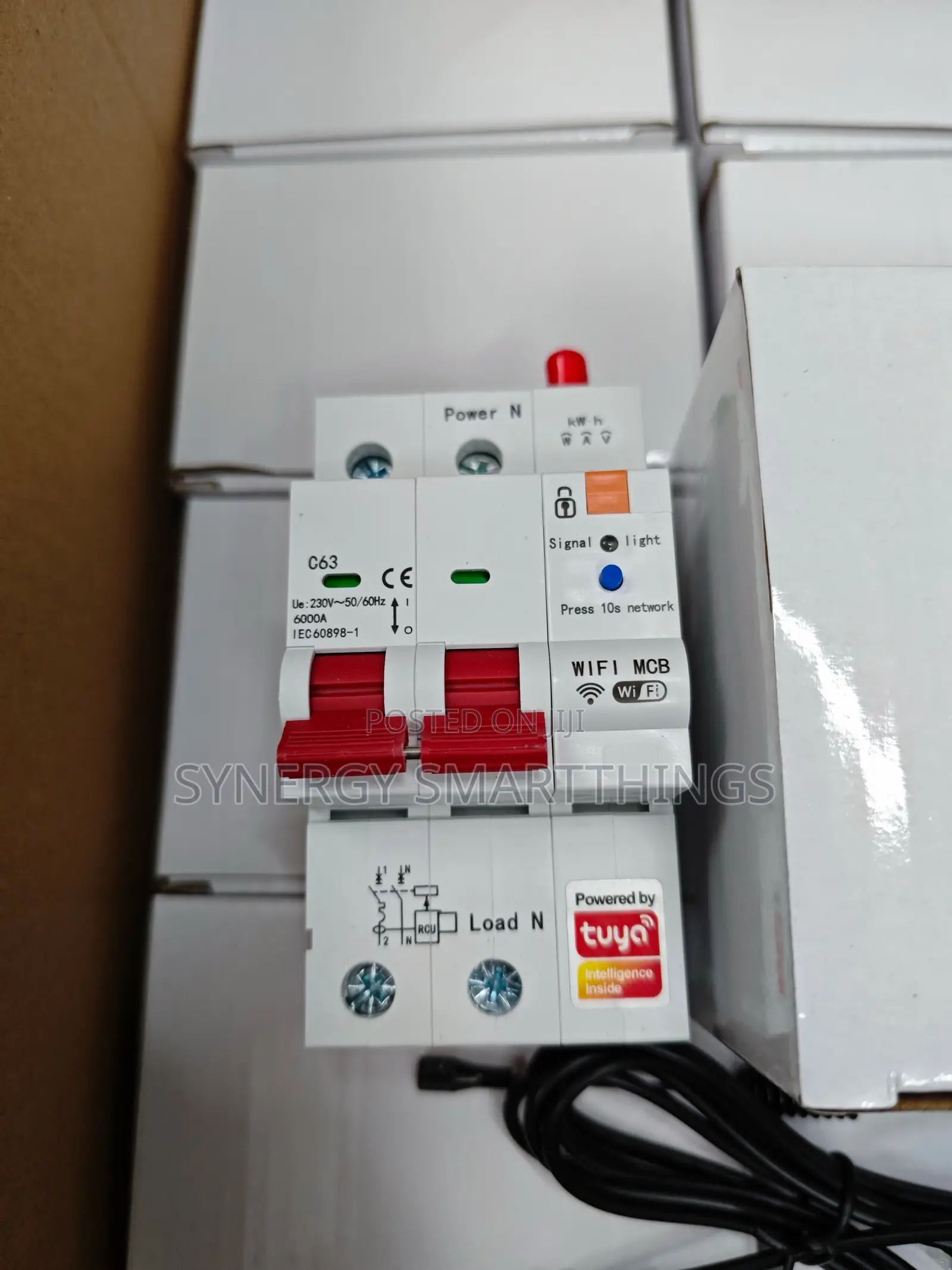 Wi-Fi Circuit Breaker Tuya Smart Life 2p - 63a