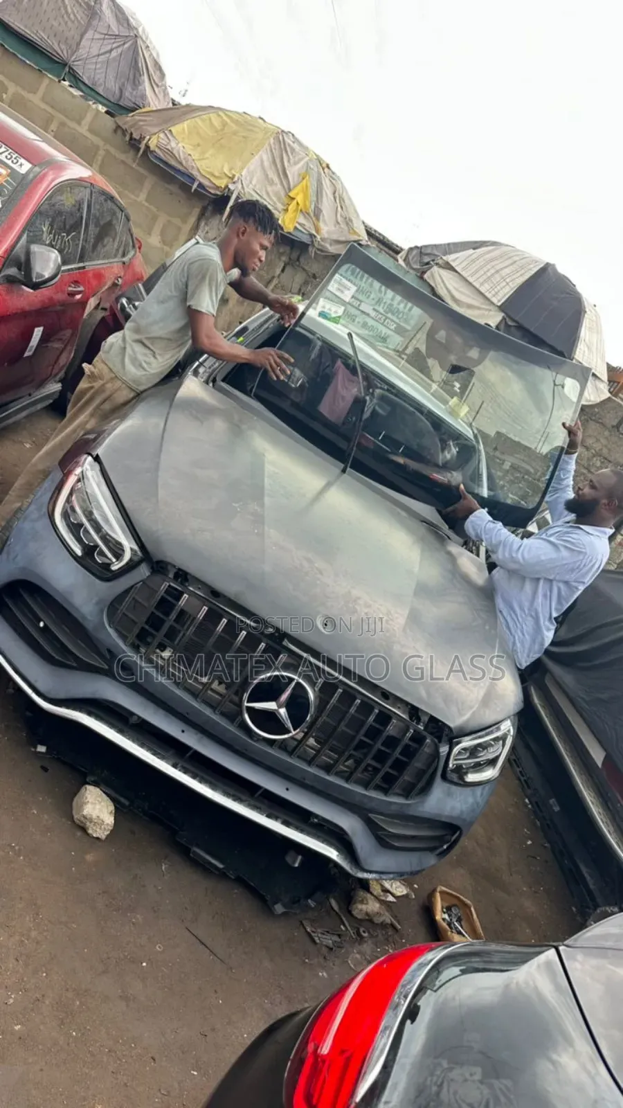 2023 Glc300 Coupe Windscreen Glass Installed Perfectly