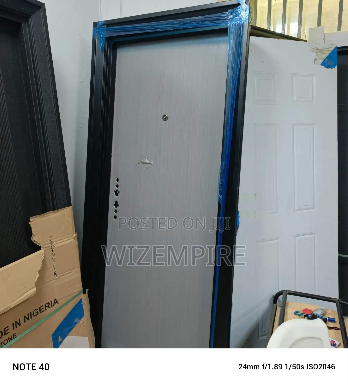 3ft Steel Doors Available White and Black