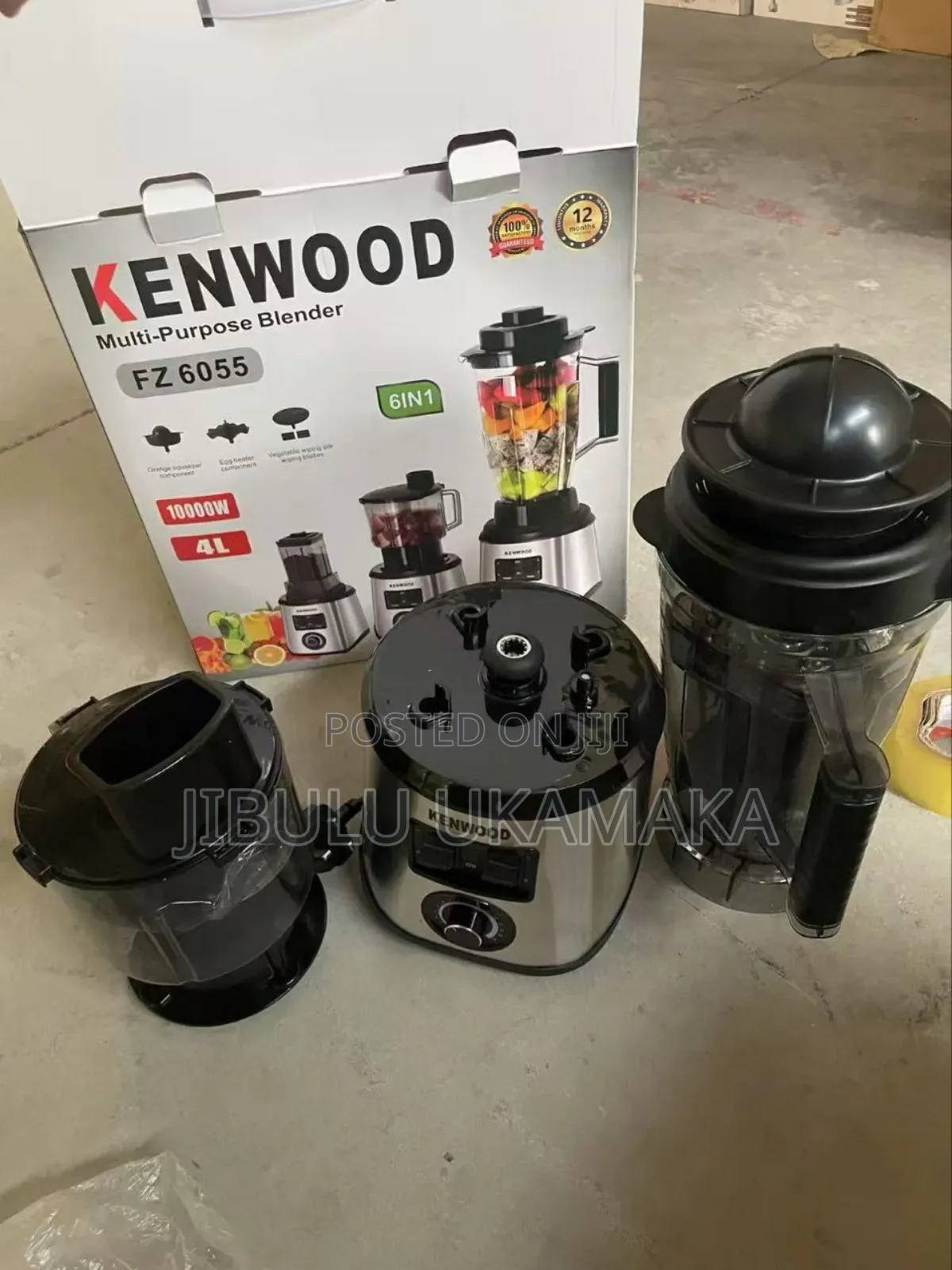 4 Liters Jar 6 in 1 Kenwood Blender