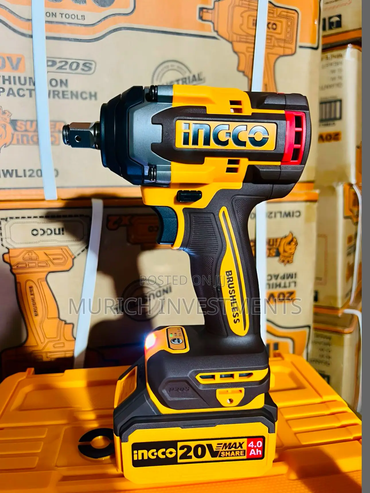 Ciwli2050 20v Cordless Impact Wrench 500nm