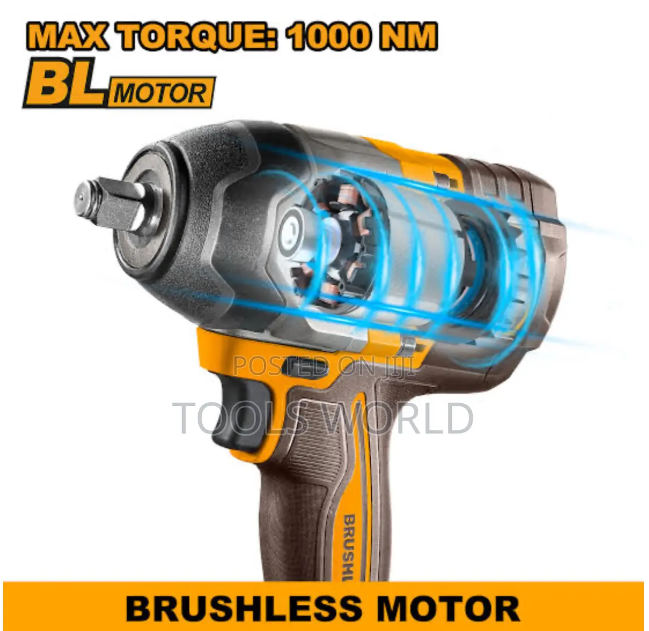 Ingco Ciwli2085 20v Cordless Impact Wrench 850nm