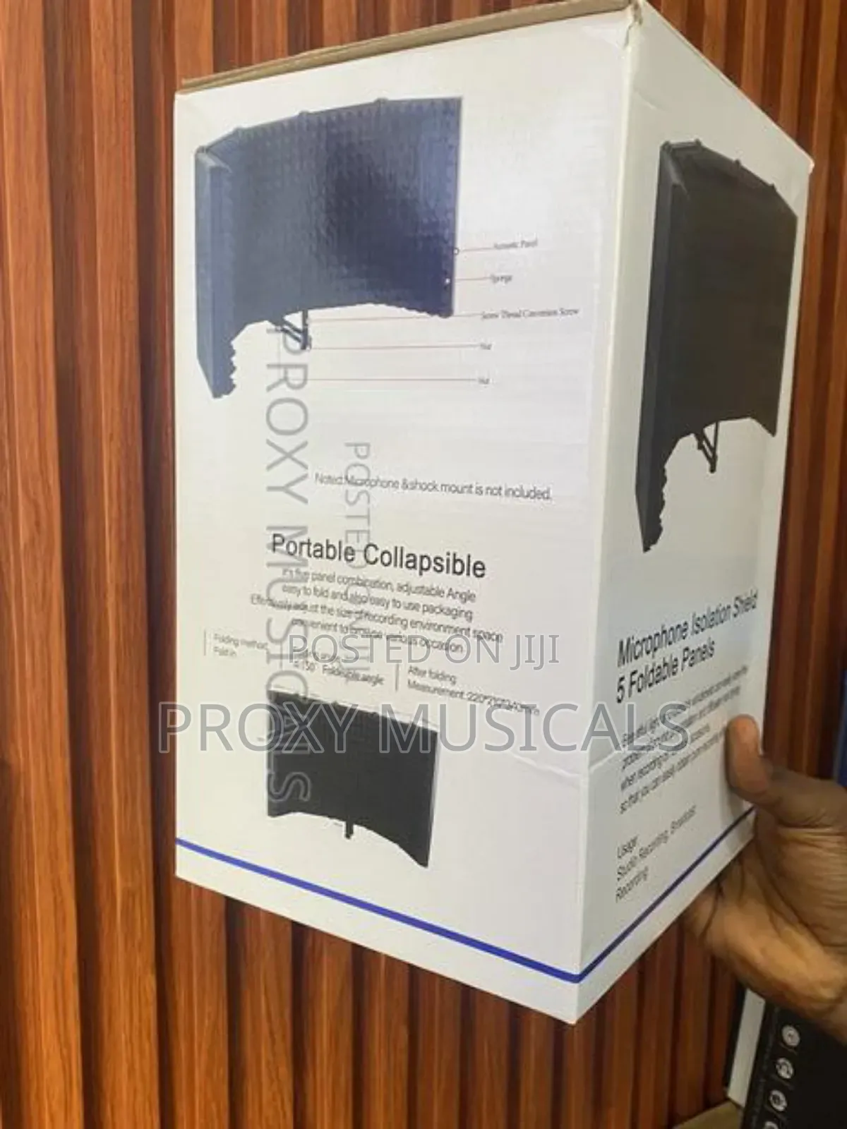 Microphone Isolation Shield 5 Foldable Panels