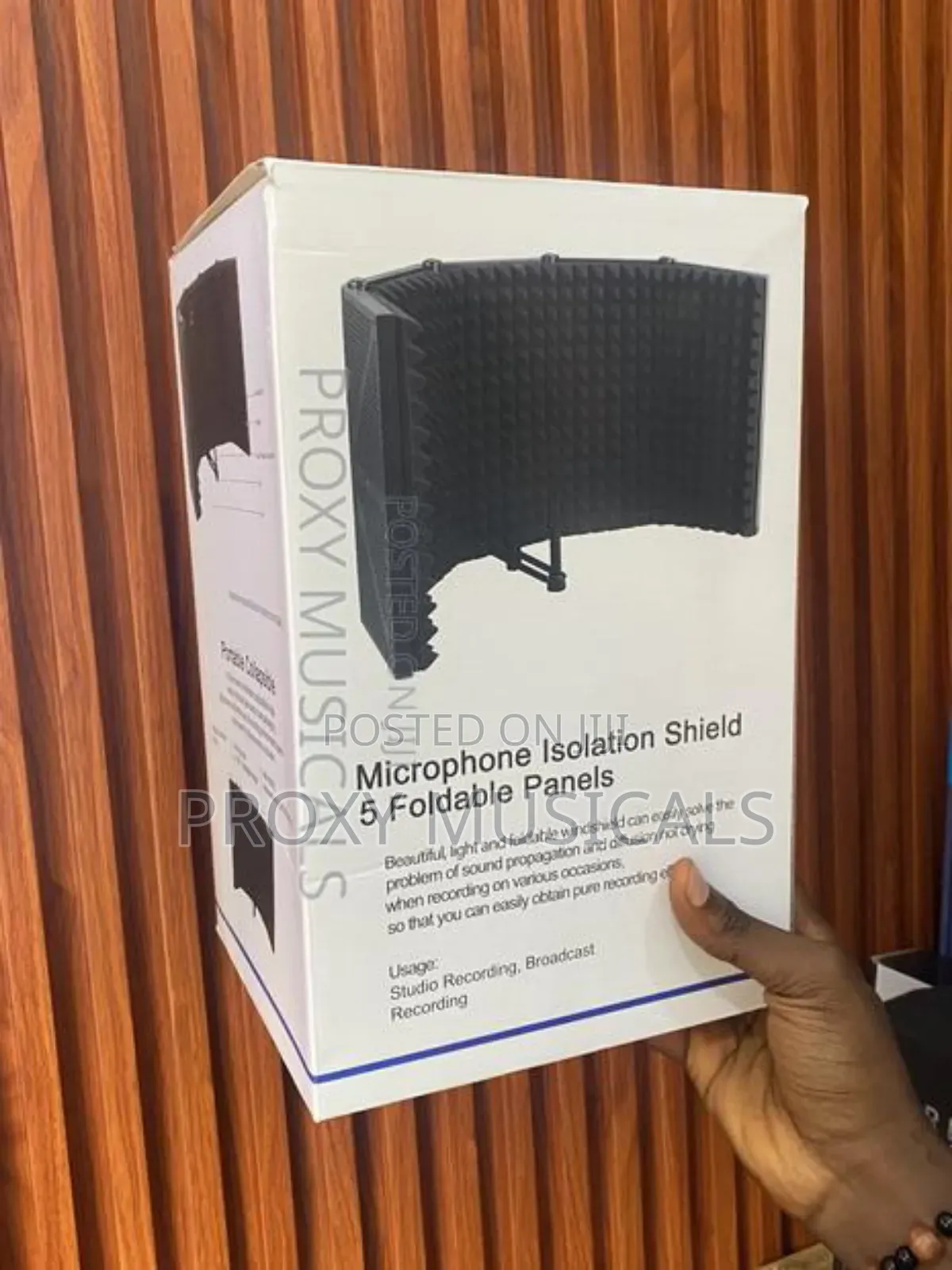 Microphone Isolation Shield 5 Foldable Panels