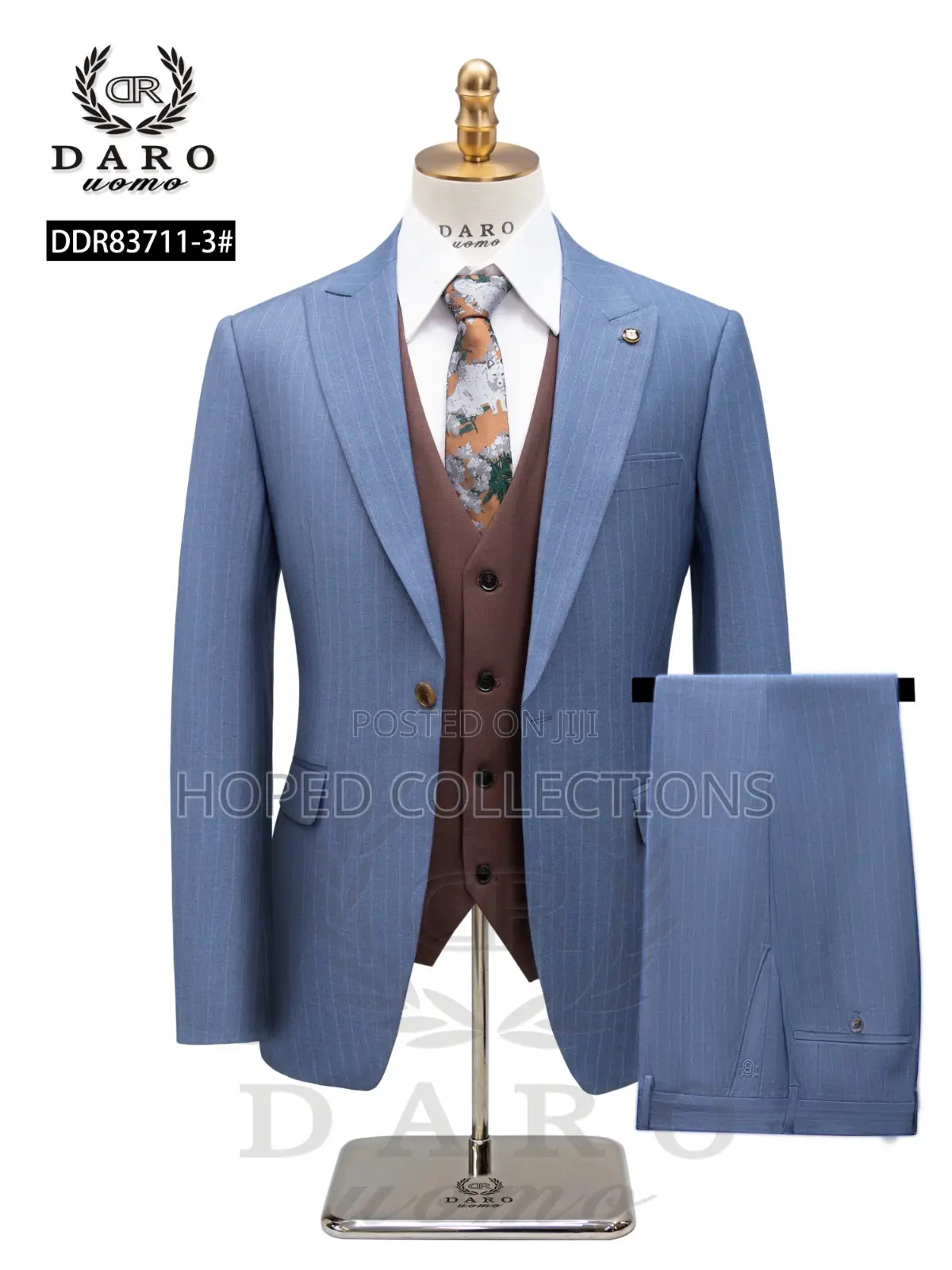 Luxury 3pcs Stripe Suit
