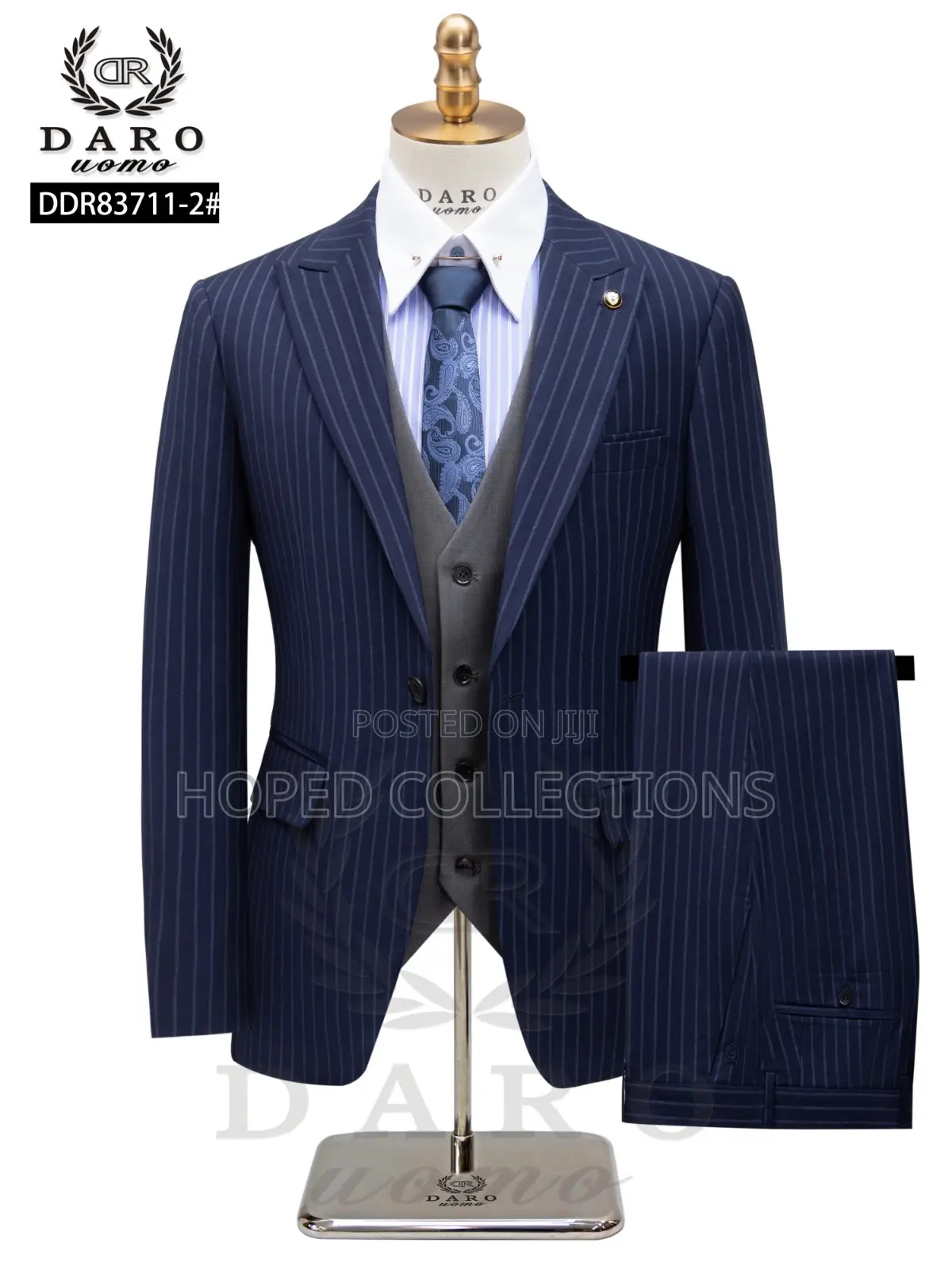 Luxury 3pcs Stripe Suit