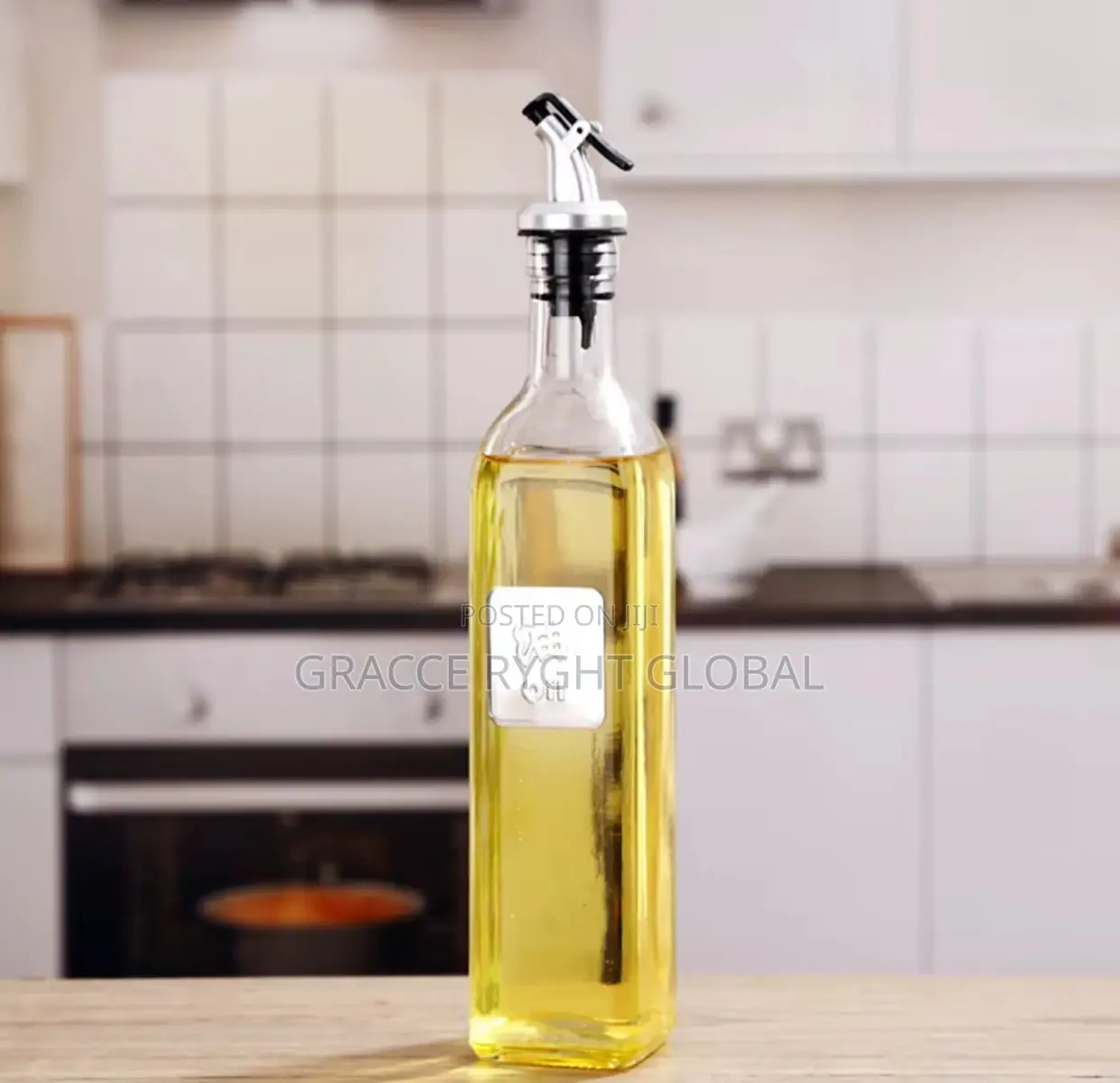 500ml Glass Oil Control Bottle