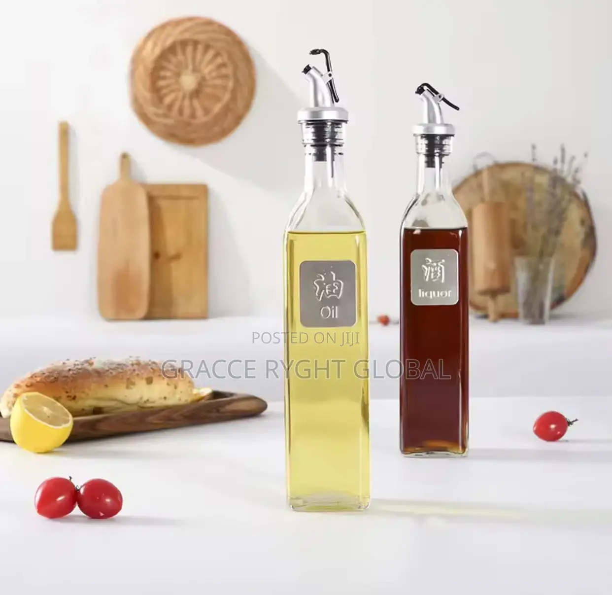 500ml Glass Oil Control Bottle