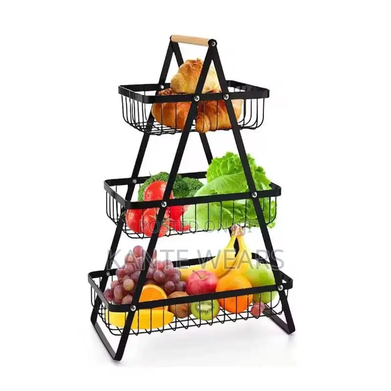 3 Tier Fruit Basket Storage and Organizer