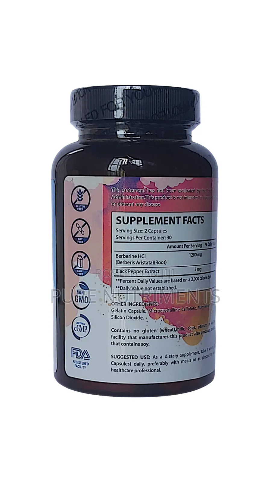 New Age Berberine 1500mg Per Serving