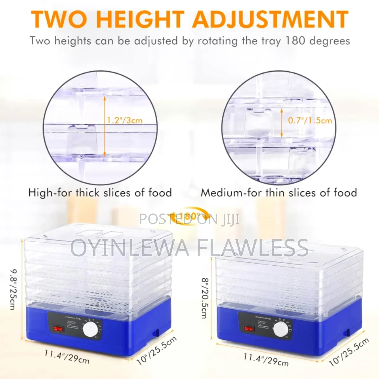 5 Tray Professional Food Drying Dehydrating Machine