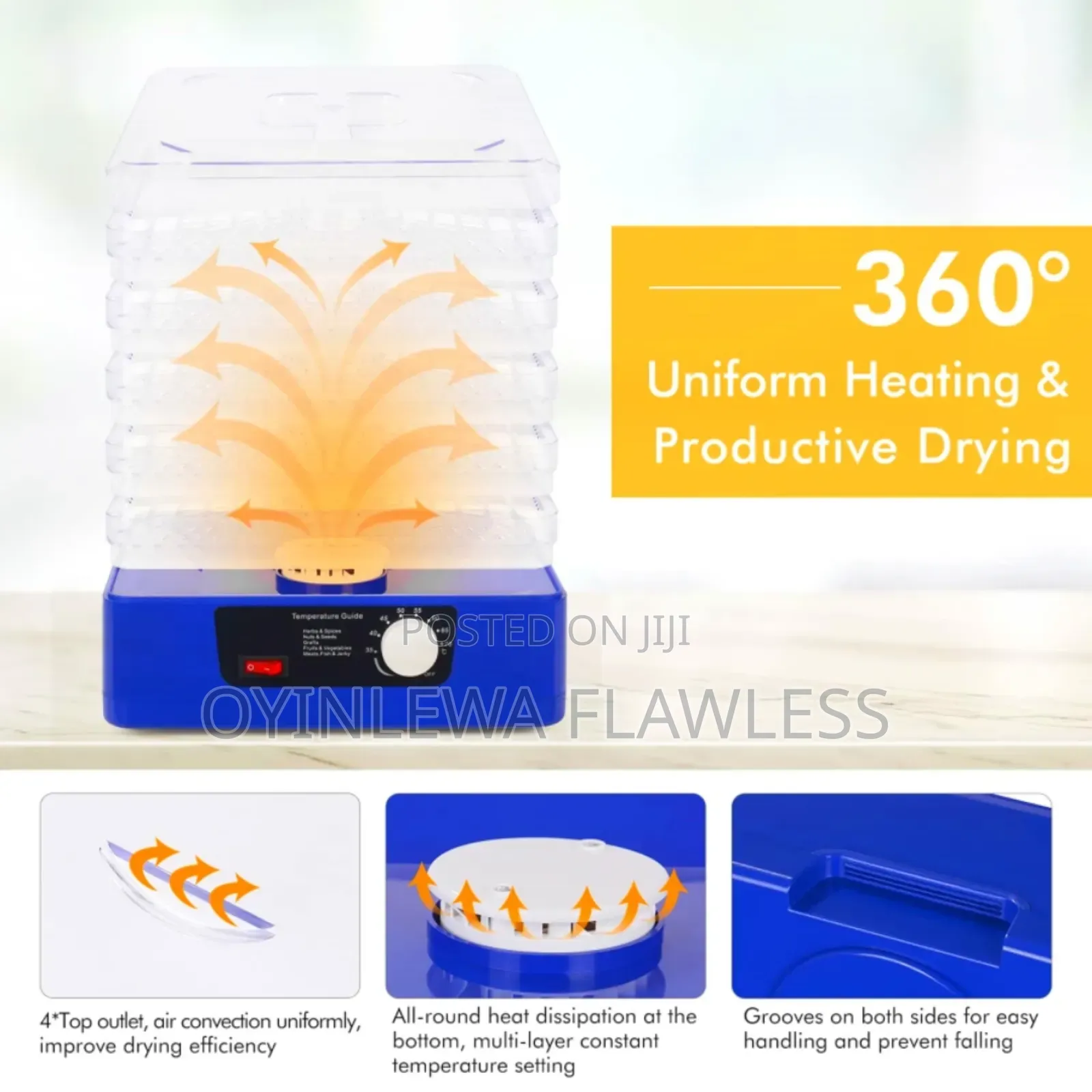 5 Tray Professional Food Drying Dehydrating Machine