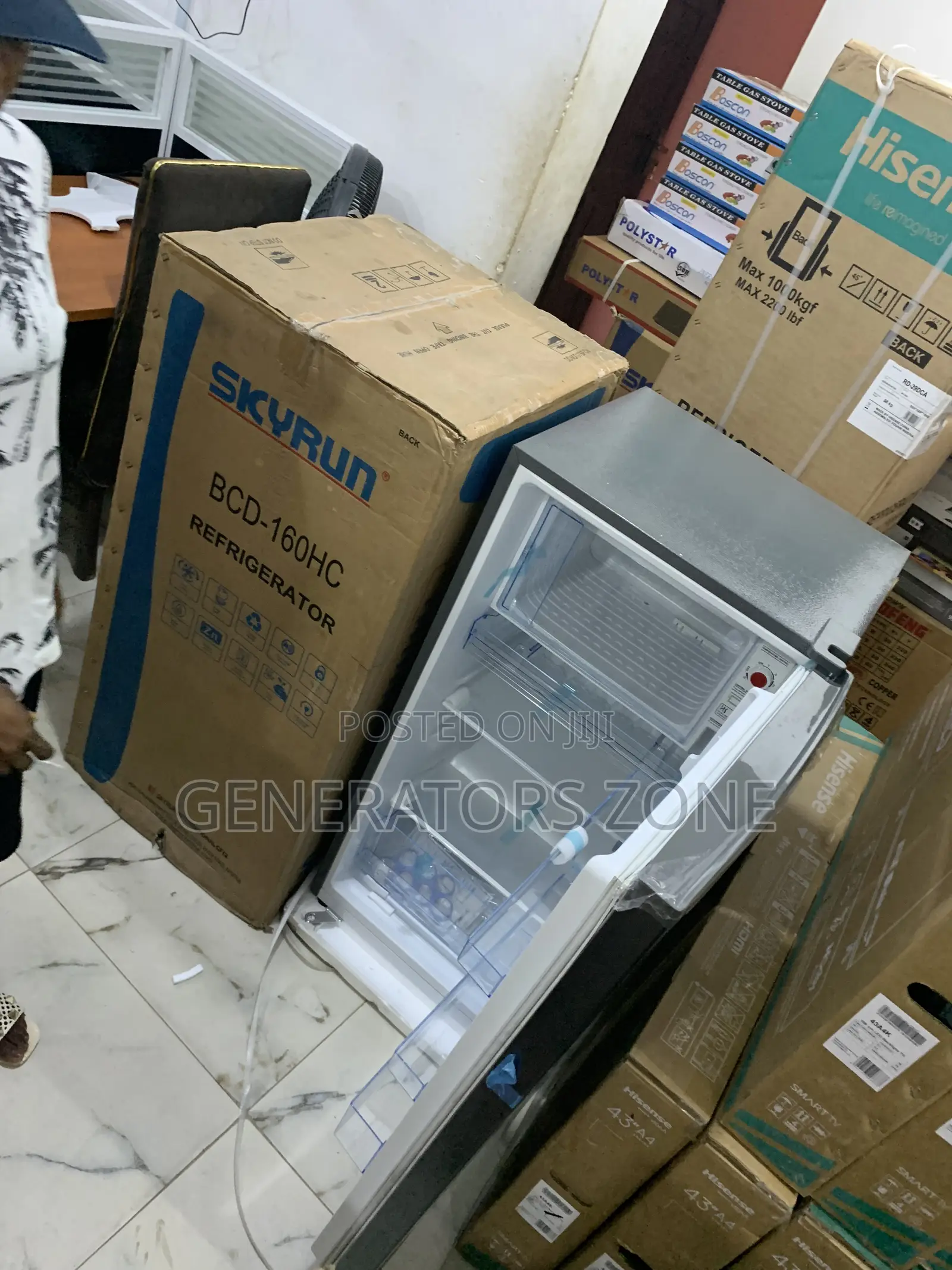 Eco-Friendly Cooling – Skyrun BCD-160hc 160l Fridge
