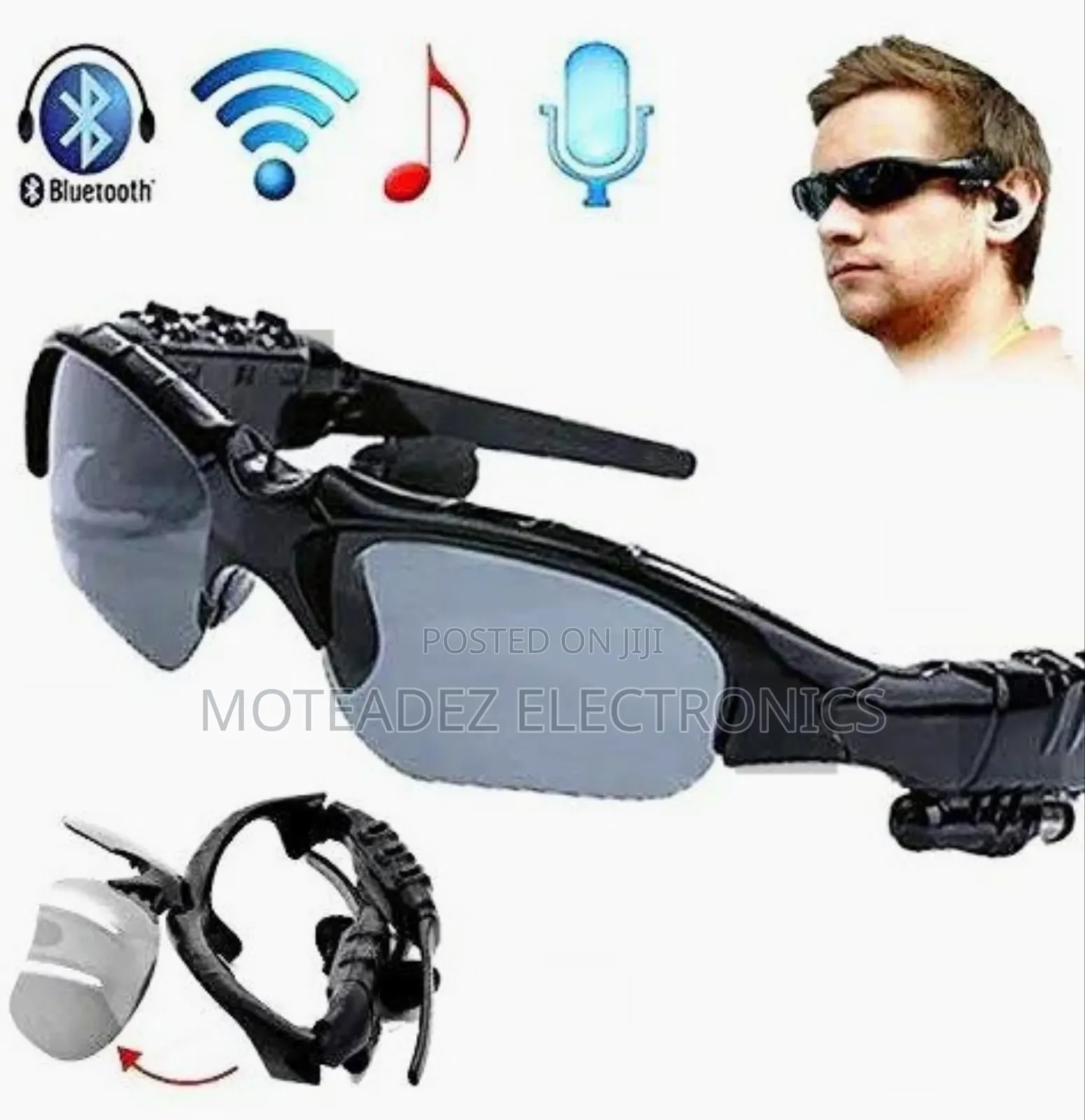Bluetooth Earphone Sunglasses Wireless Stereo Headset