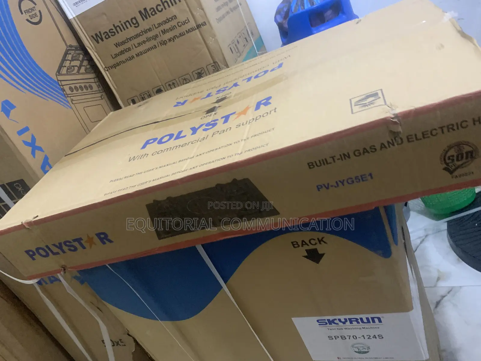 Polystar 4+1 Gas Burner With Electric Ignition Technology