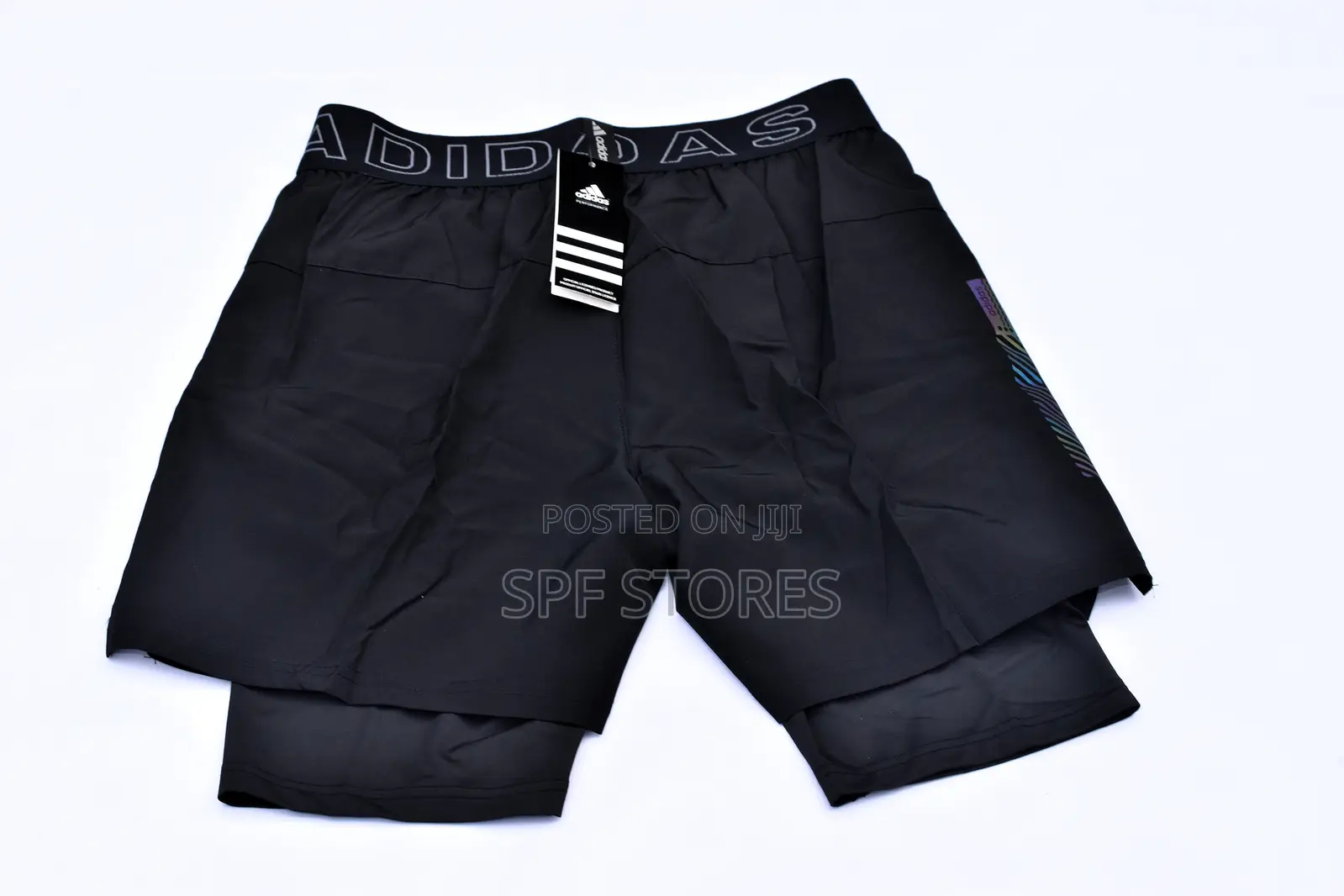 Black Adidas Short With Inner Tight