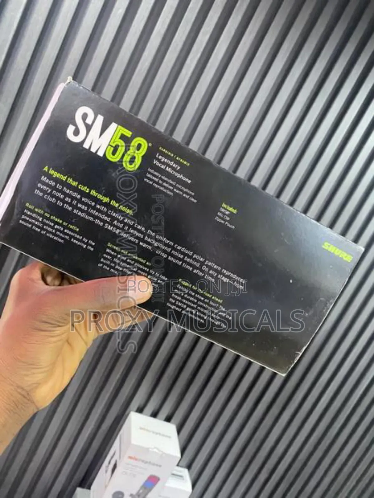 Shure Sm58 Cardioid Dynamic Wired Microphone