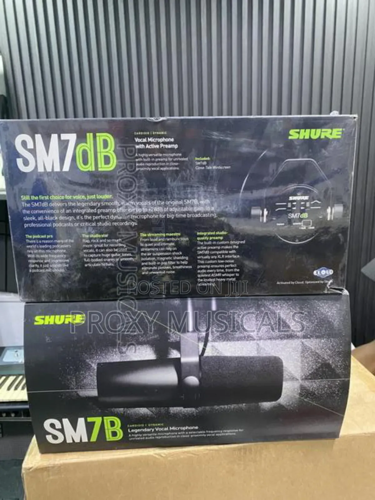 Shure Sm7db Dynamic Vocal Microphone With Built-in Preamp