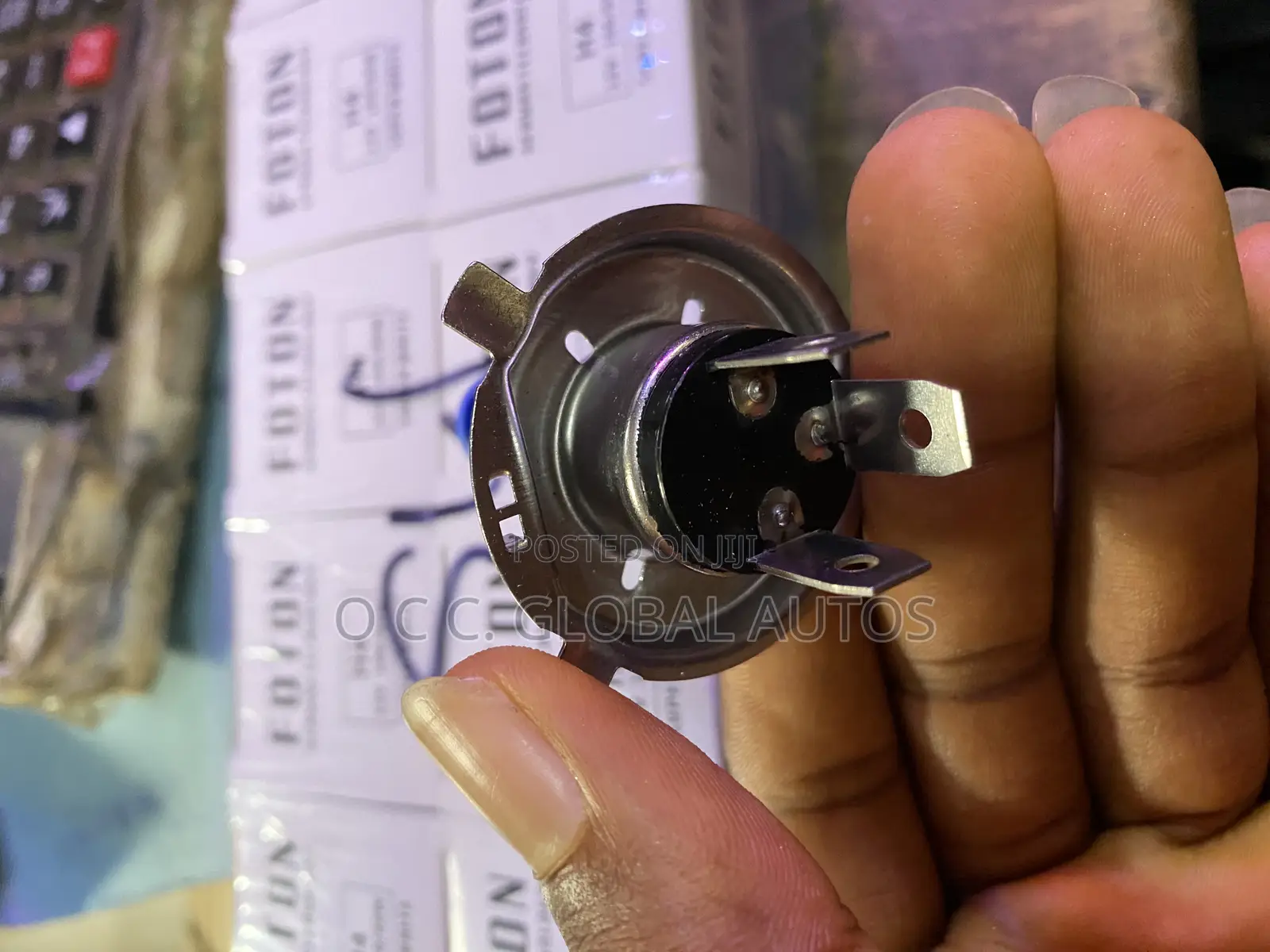 Original H4 Bulb Blue Glass 💡 Halogen
