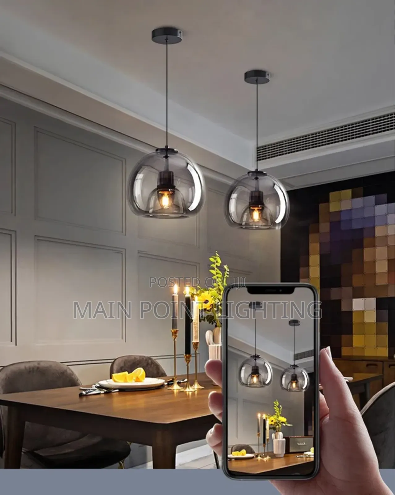 Glass Pendant Light