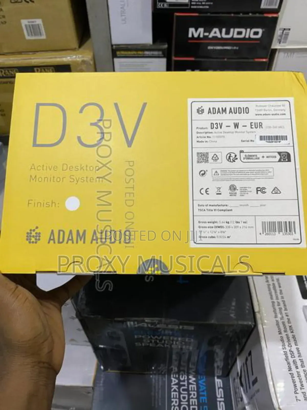 Adam Audio D3v Active Desktop Monitor Speaker