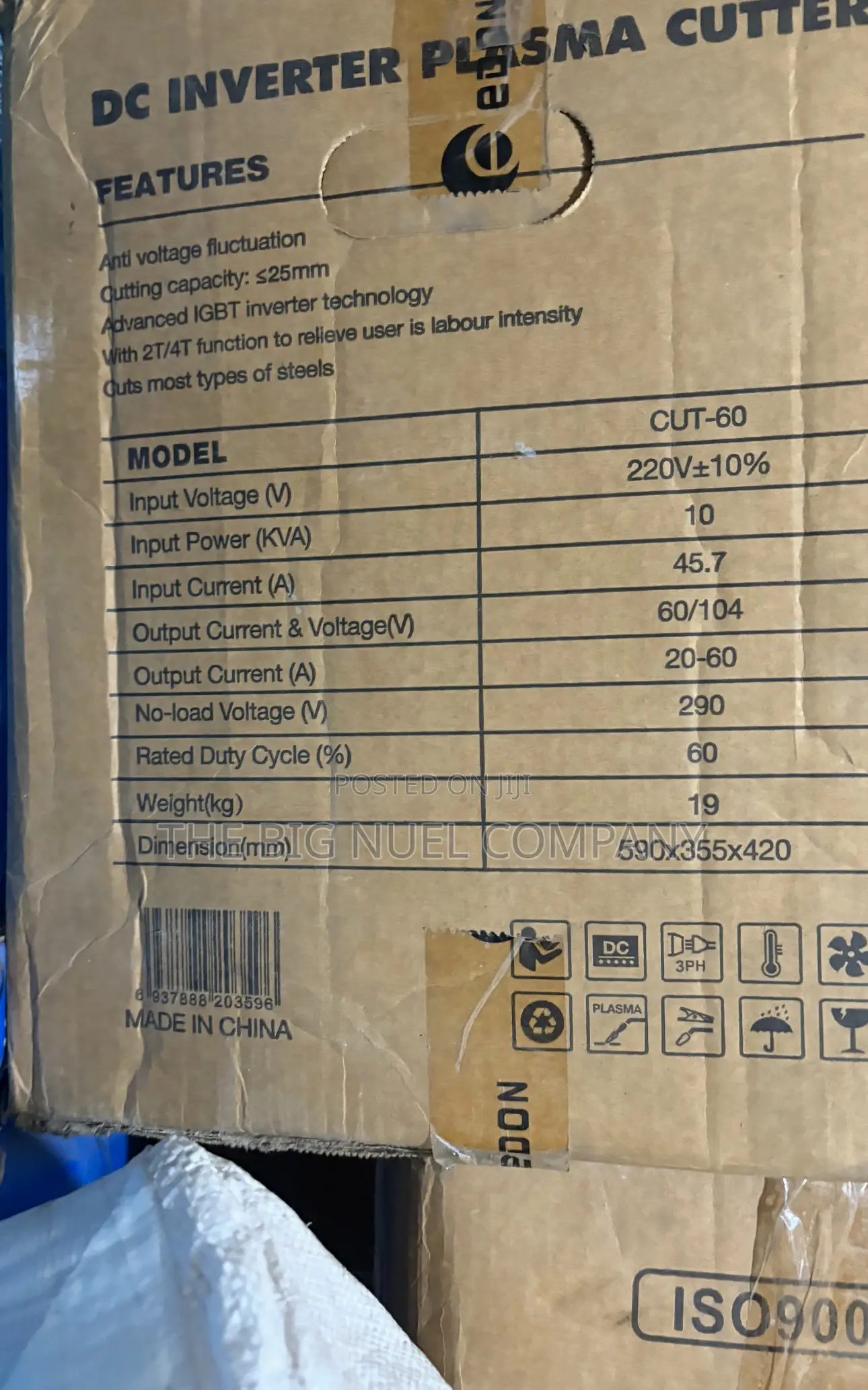 Quality Edon Plasma Cutter Machine Cut 60