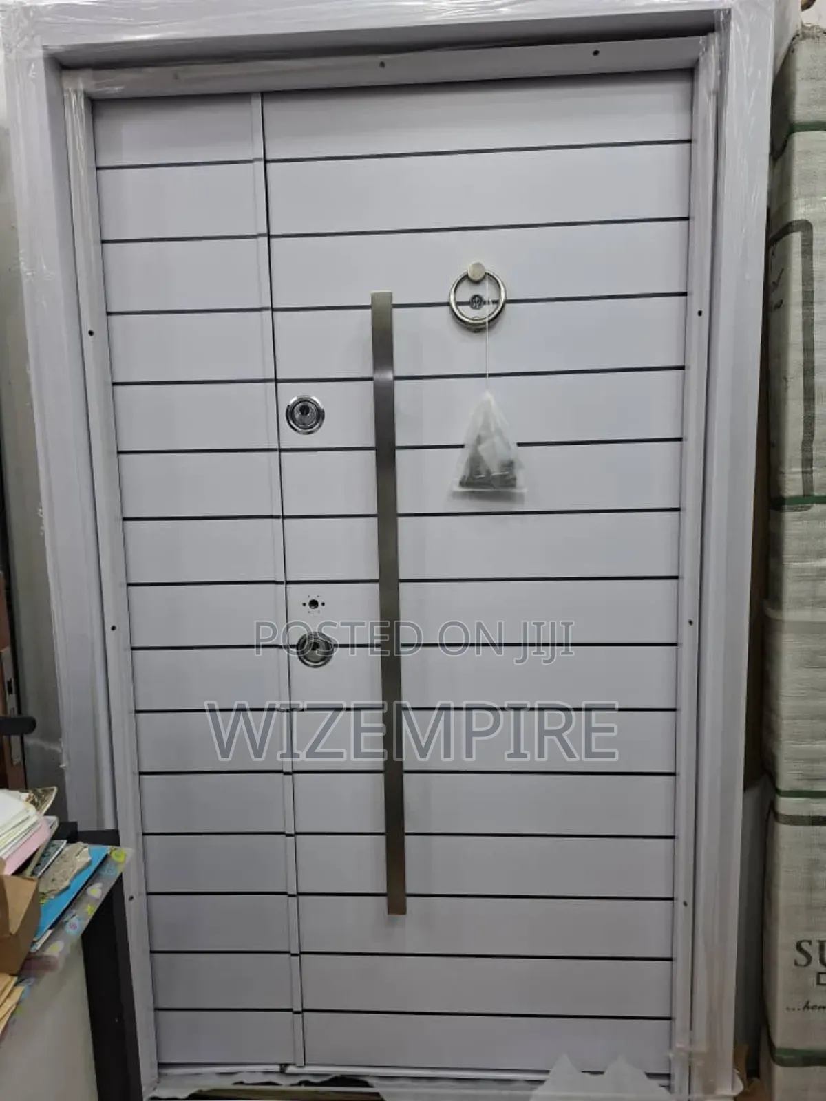 Main Entrance White V2 Turkey Doors Available