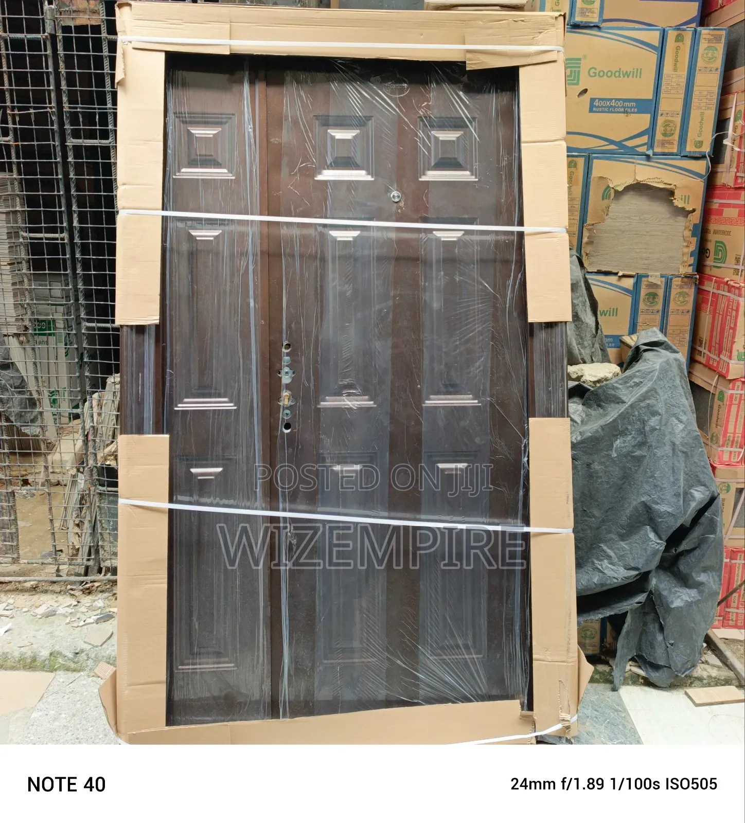 China Double Steel Doors Available