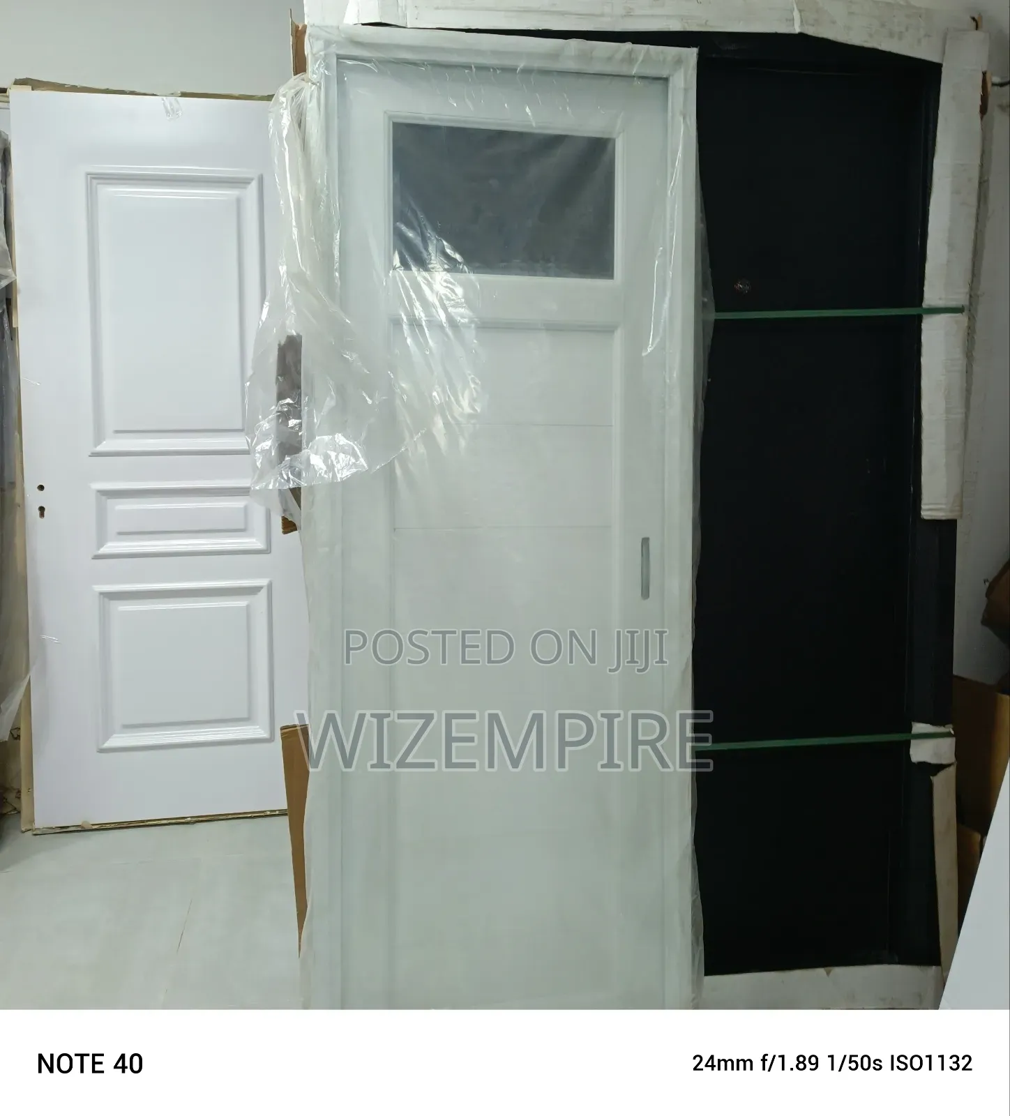 White PVC Toilet Doors Available in Stock
