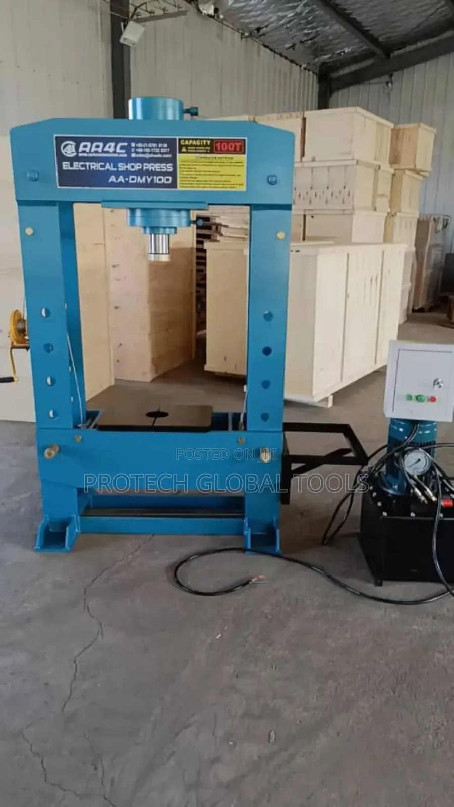 100ton Electric Hydraulic Shop Press Heavy Duty