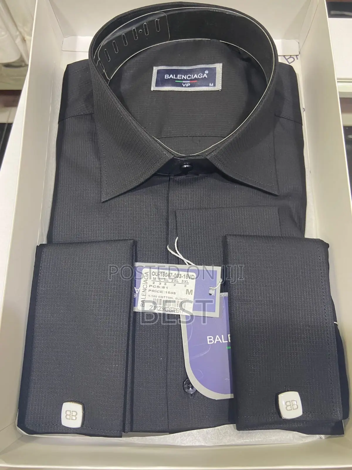 Balenciaga Vip Patterned Italian Shirts for Men of Class