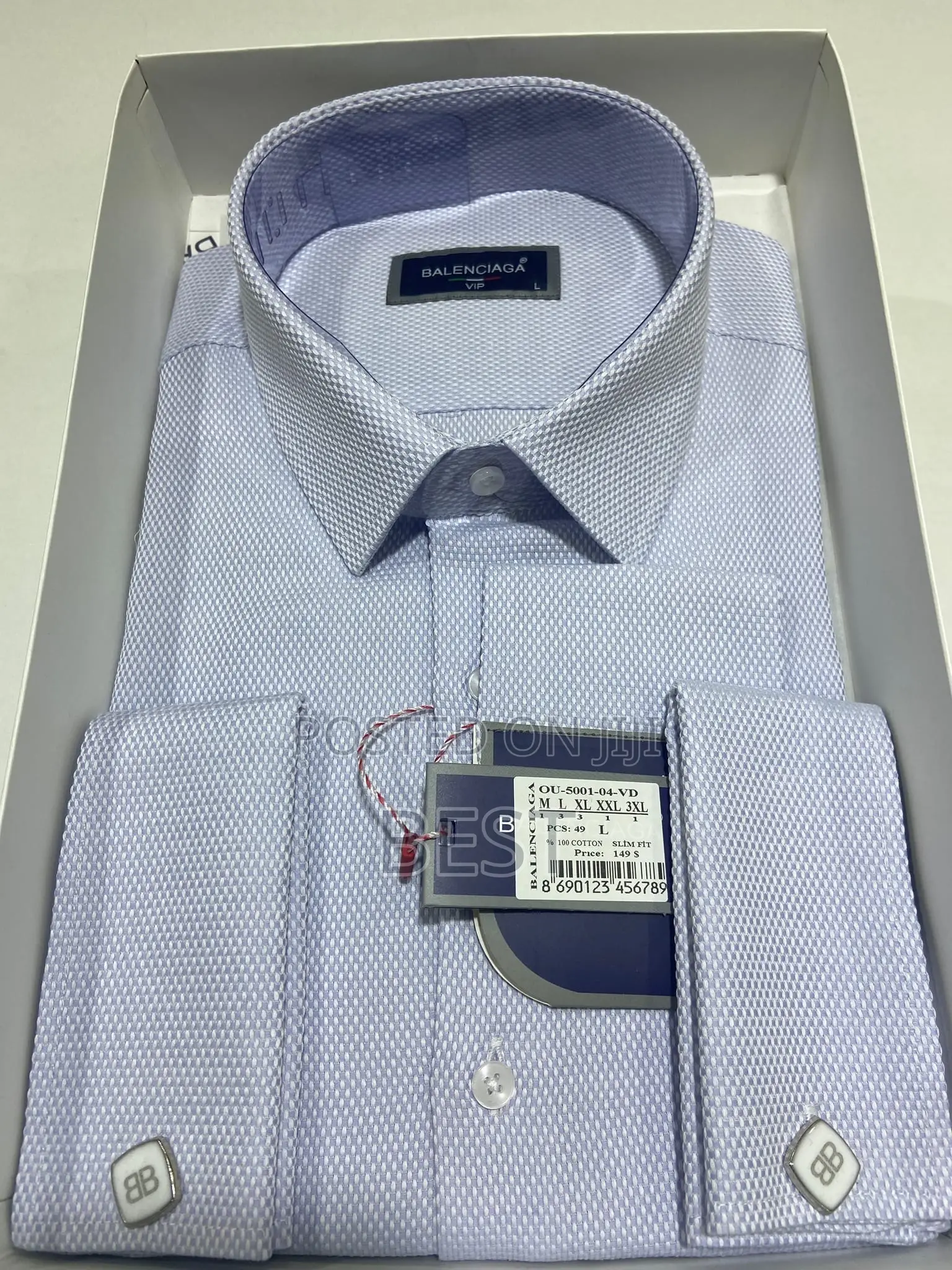 Balenciaga Vip Patterned Italian Shirts for Men of Class