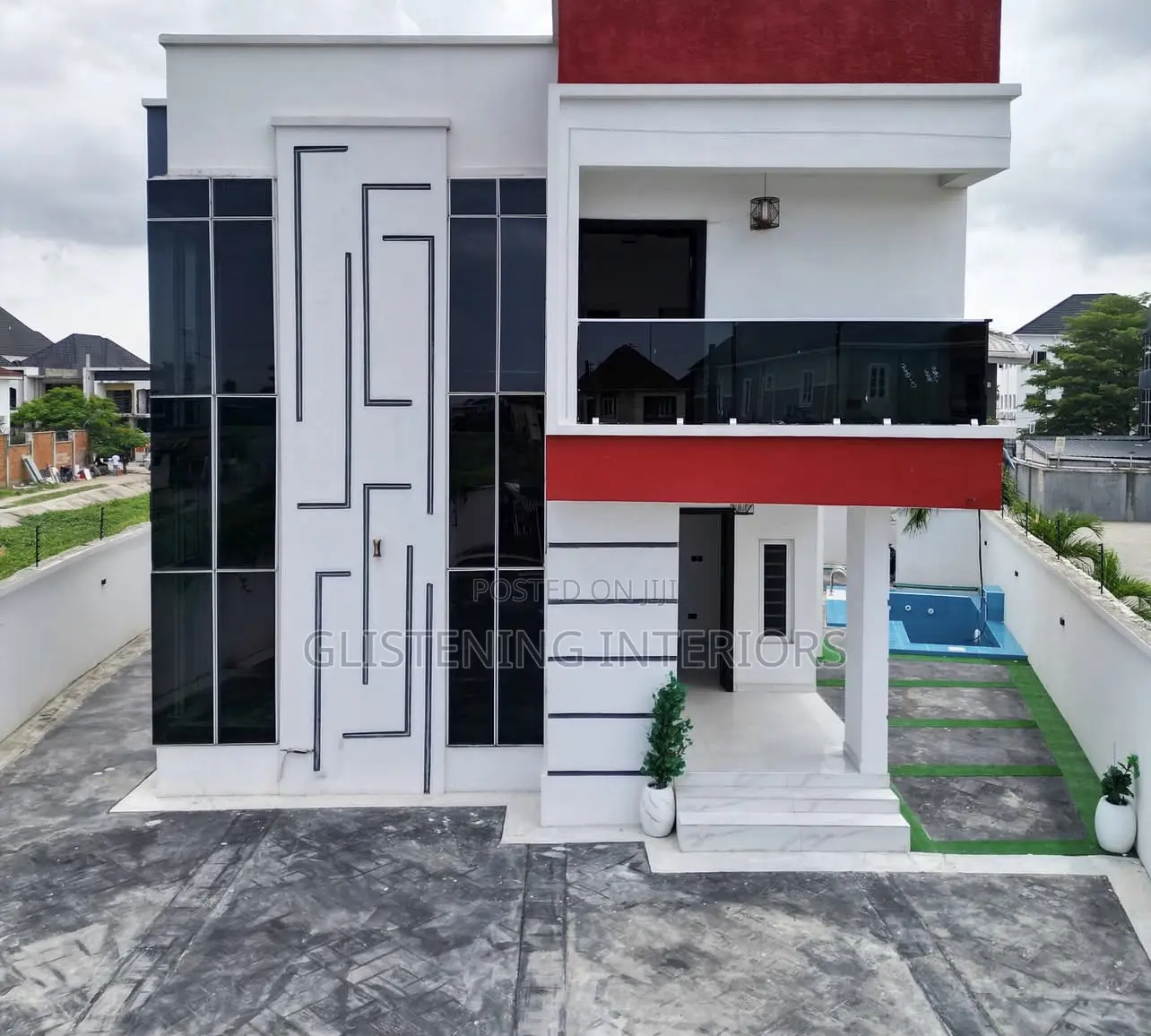 Balcony Grey Tinted 10mm Tempered Glass