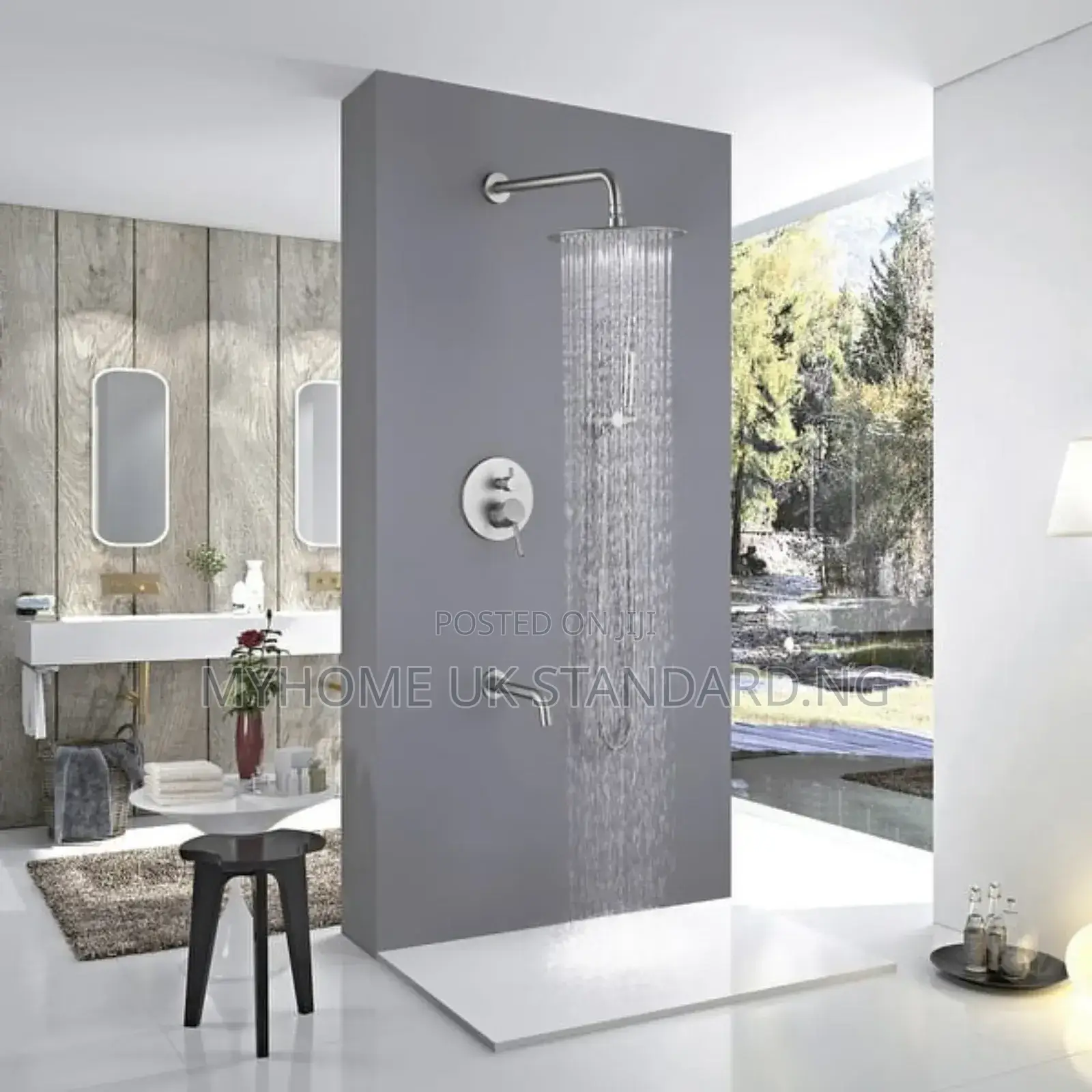 England Condit Shower Chrome Complete Set